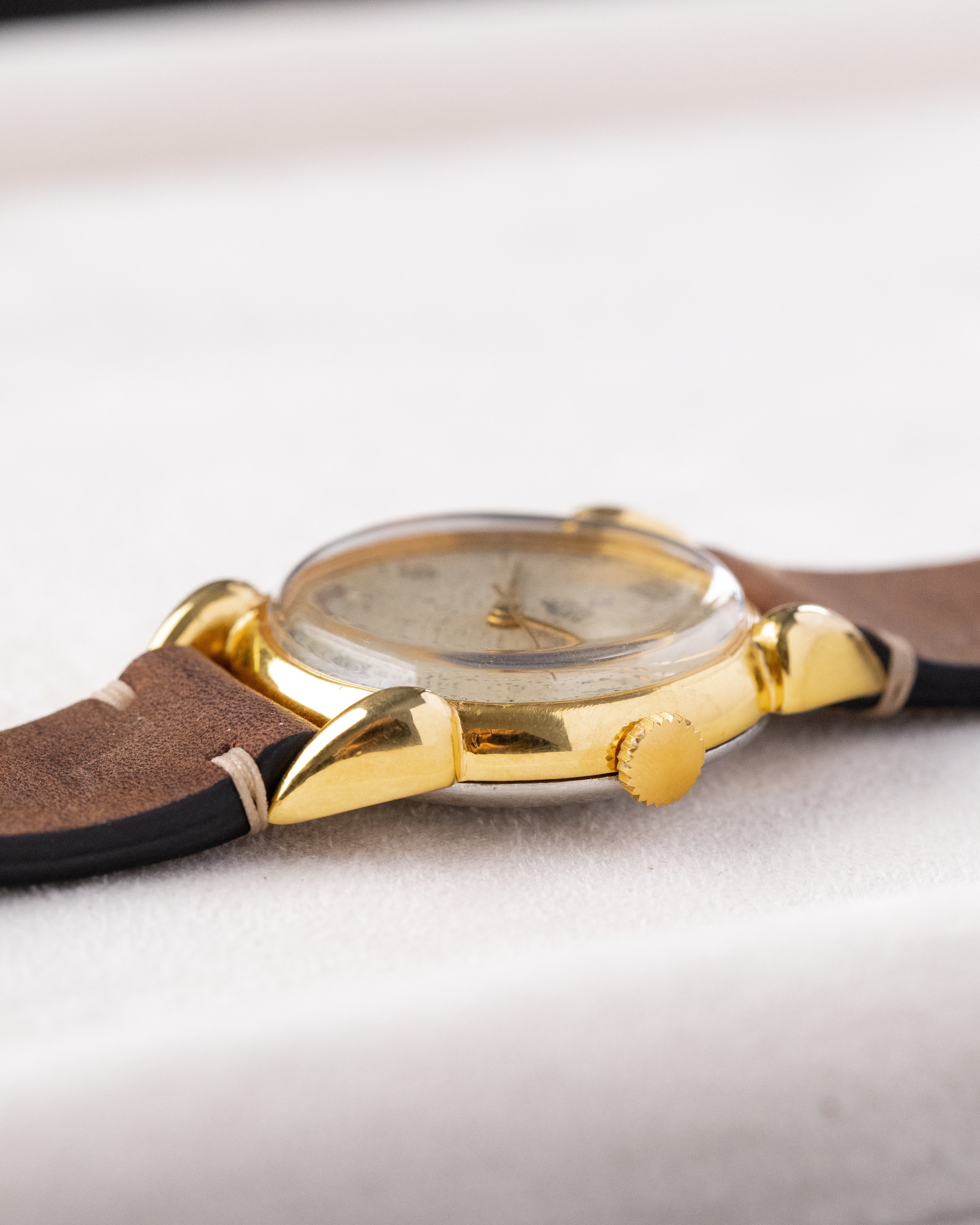 A. Lange & Söhne GUB Caliber 28 Q1, Crab Lugs, Uniqe Patina, Lange VEB Glashütte from 1950's - DuMarko