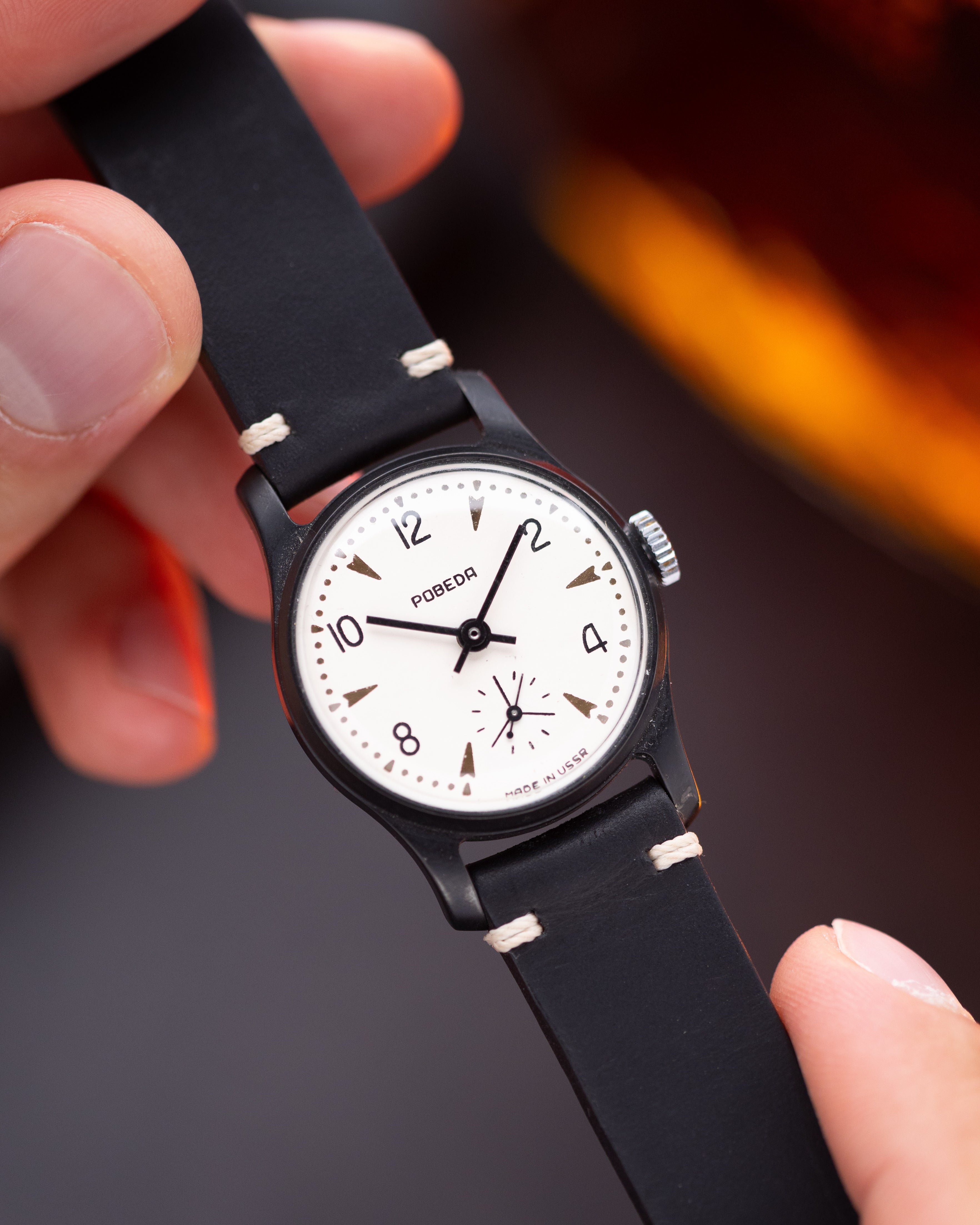 Dainty Vintage "Pobeda" Soviet Watch, Original Dial - DuMarko