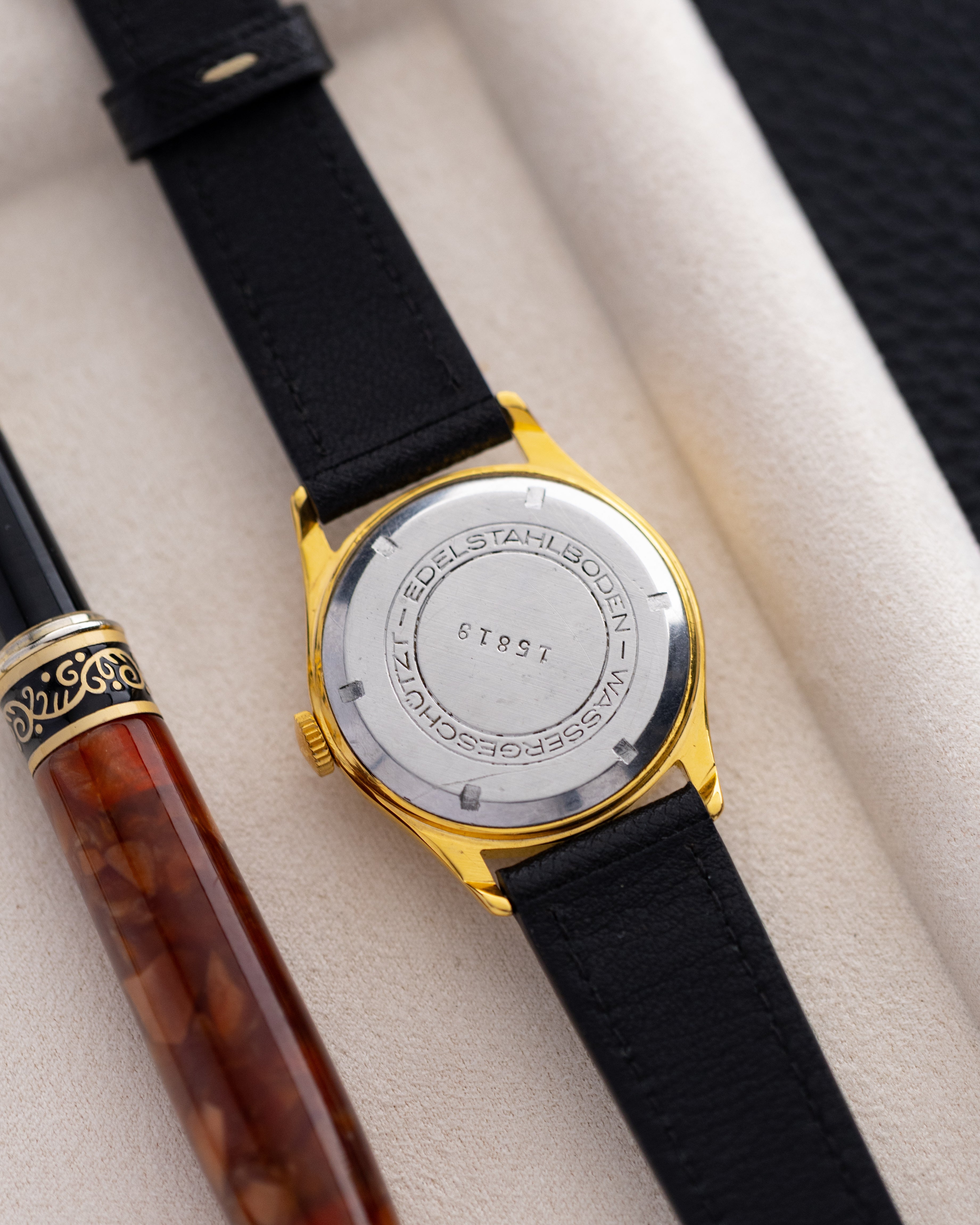 GUB Glashütte Vintage German Watch, Patina Dial, Cal. 60 from 1960's - DuMarko