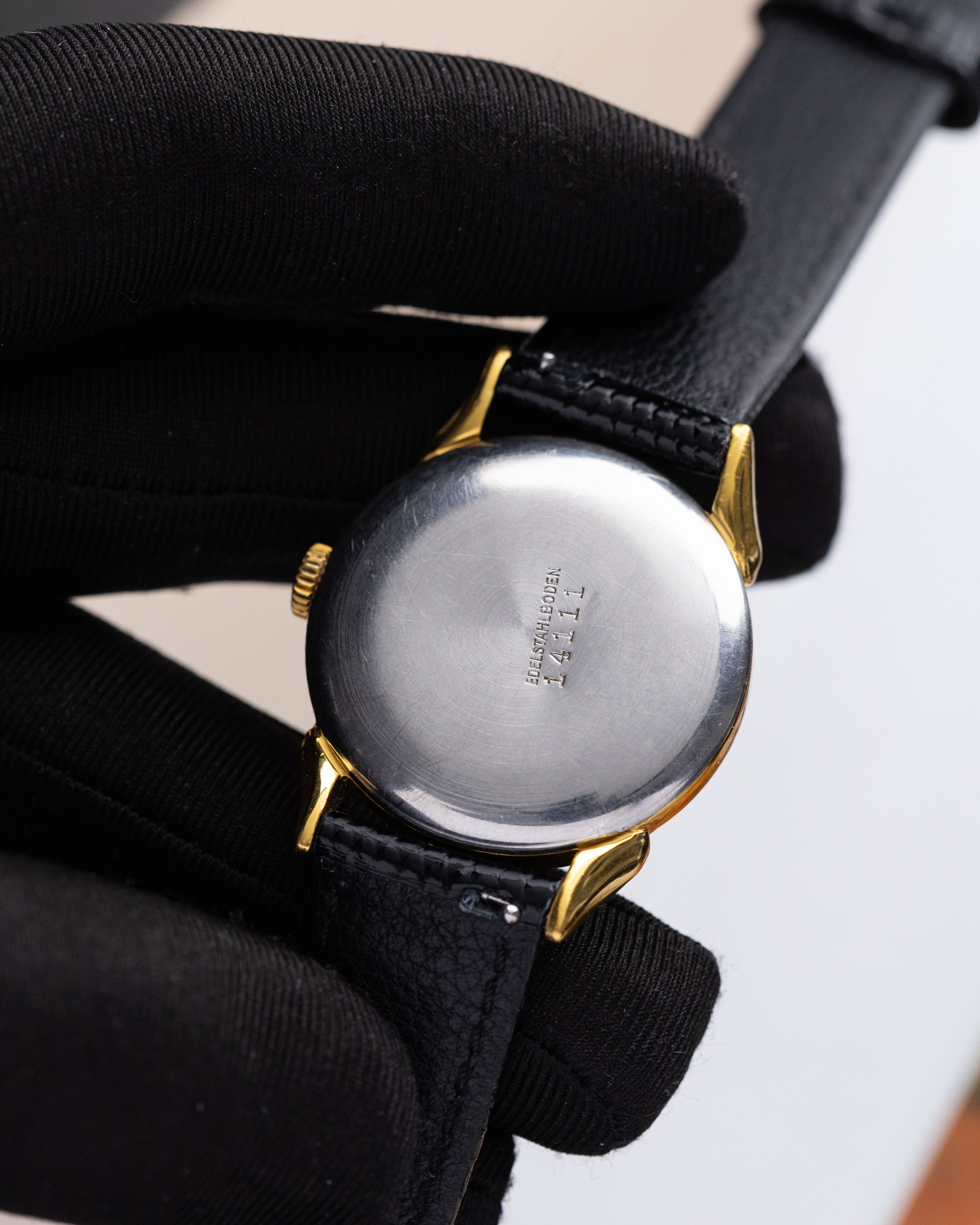 GUB Glashütte Vintage German Watch, Salmon Dial, Cal. 60, Crab/claw Lugs from 1950's - DuMarko