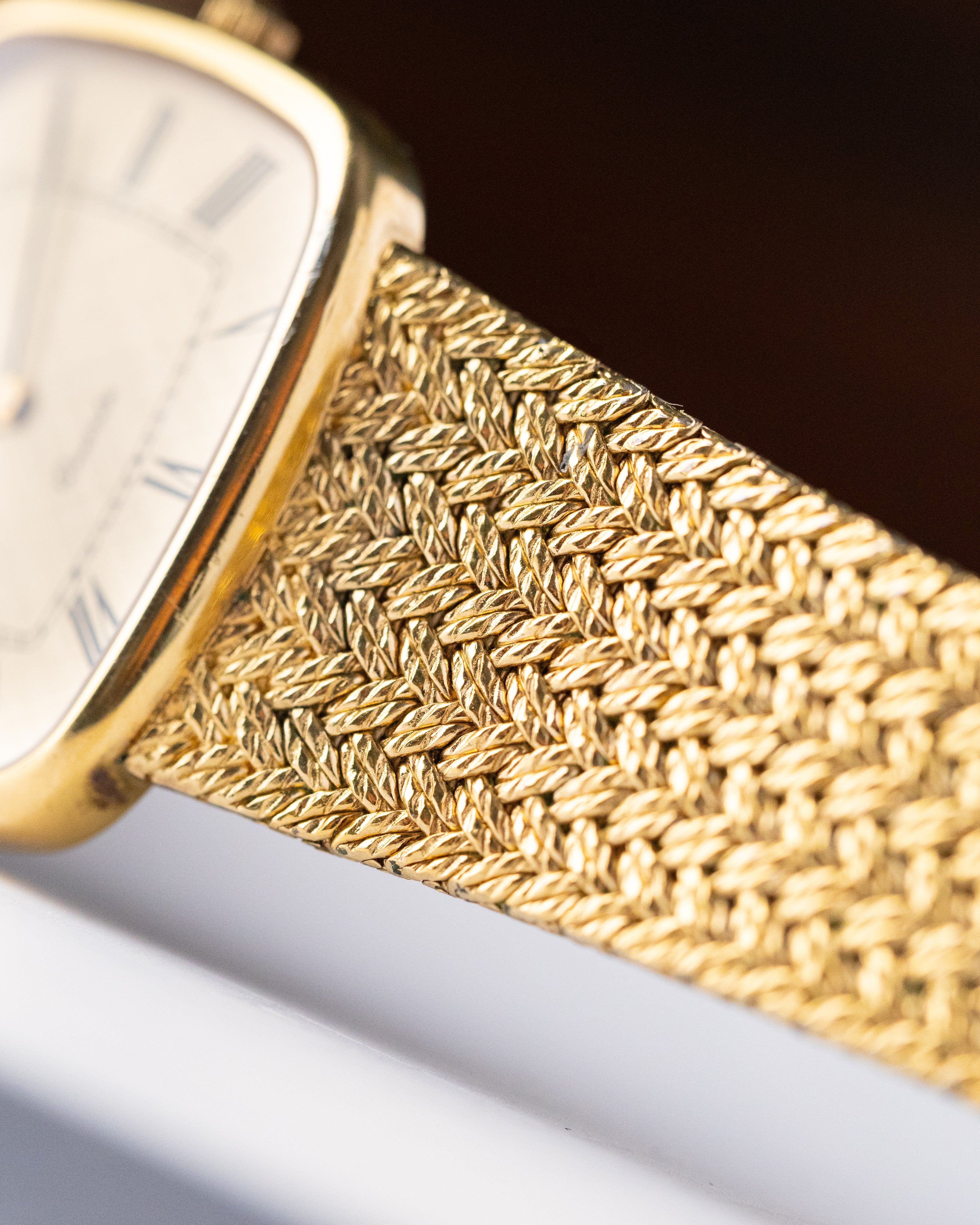 Longines Tank, Vintage Swiss Watch, Brushed Dial, Art Deco Style from 1980's - DuMarko