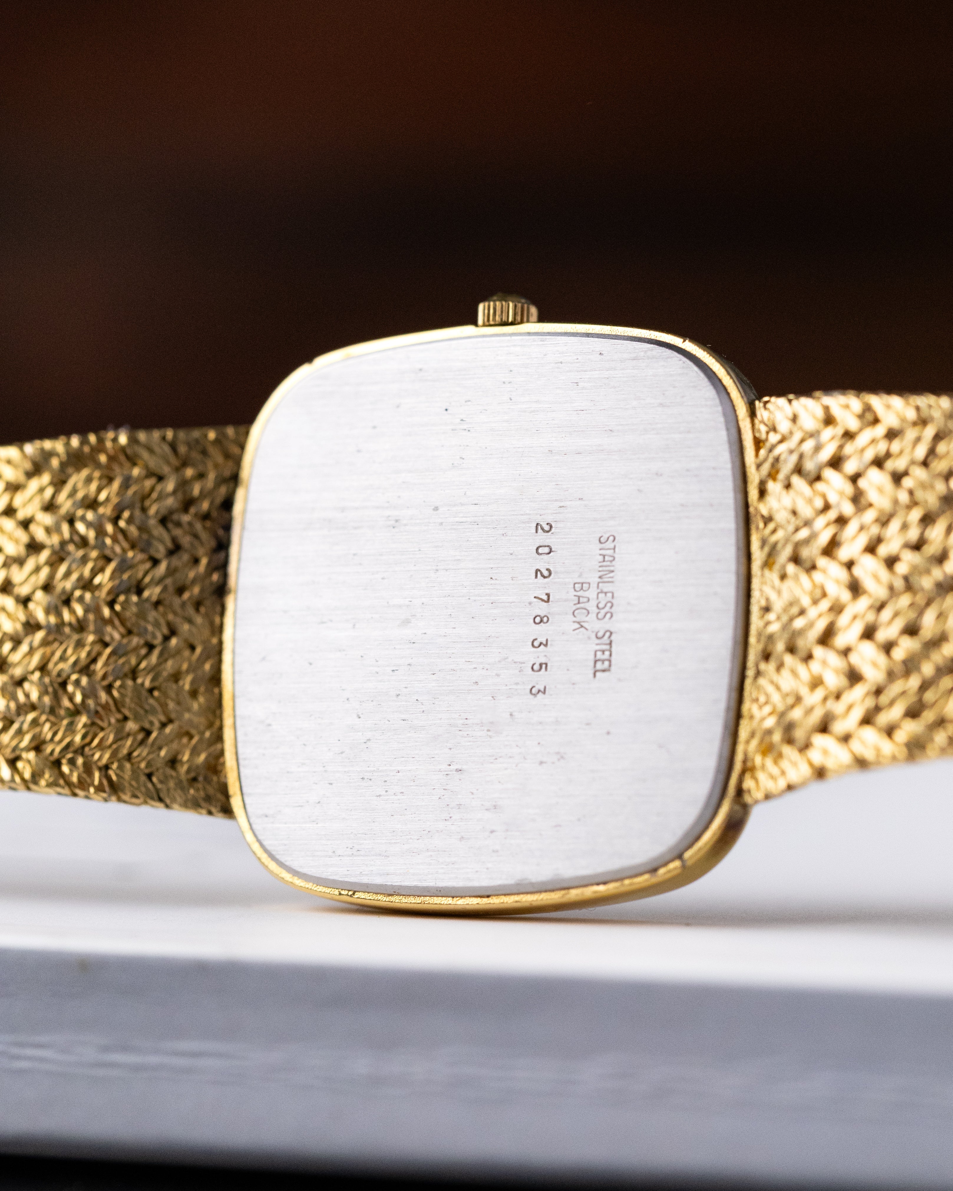 Longines Tank, Vintage Swiss Watch, Brushed Dial, Art Deco Style from 1980's - DuMarko