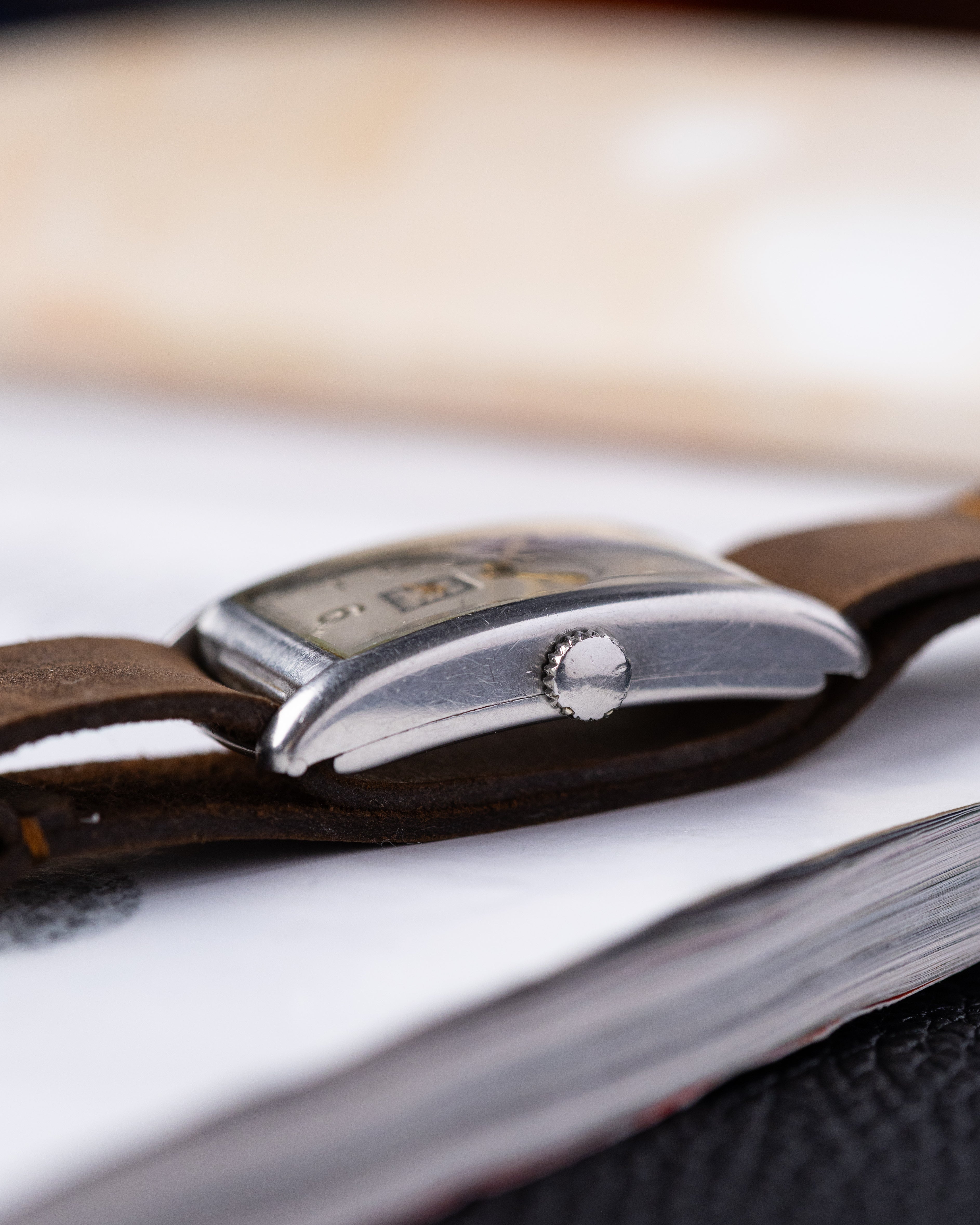 Longines Vintage Swiss Watch, Cal. 26.173, Oversized Tank, Art Deco Style - DuMarko