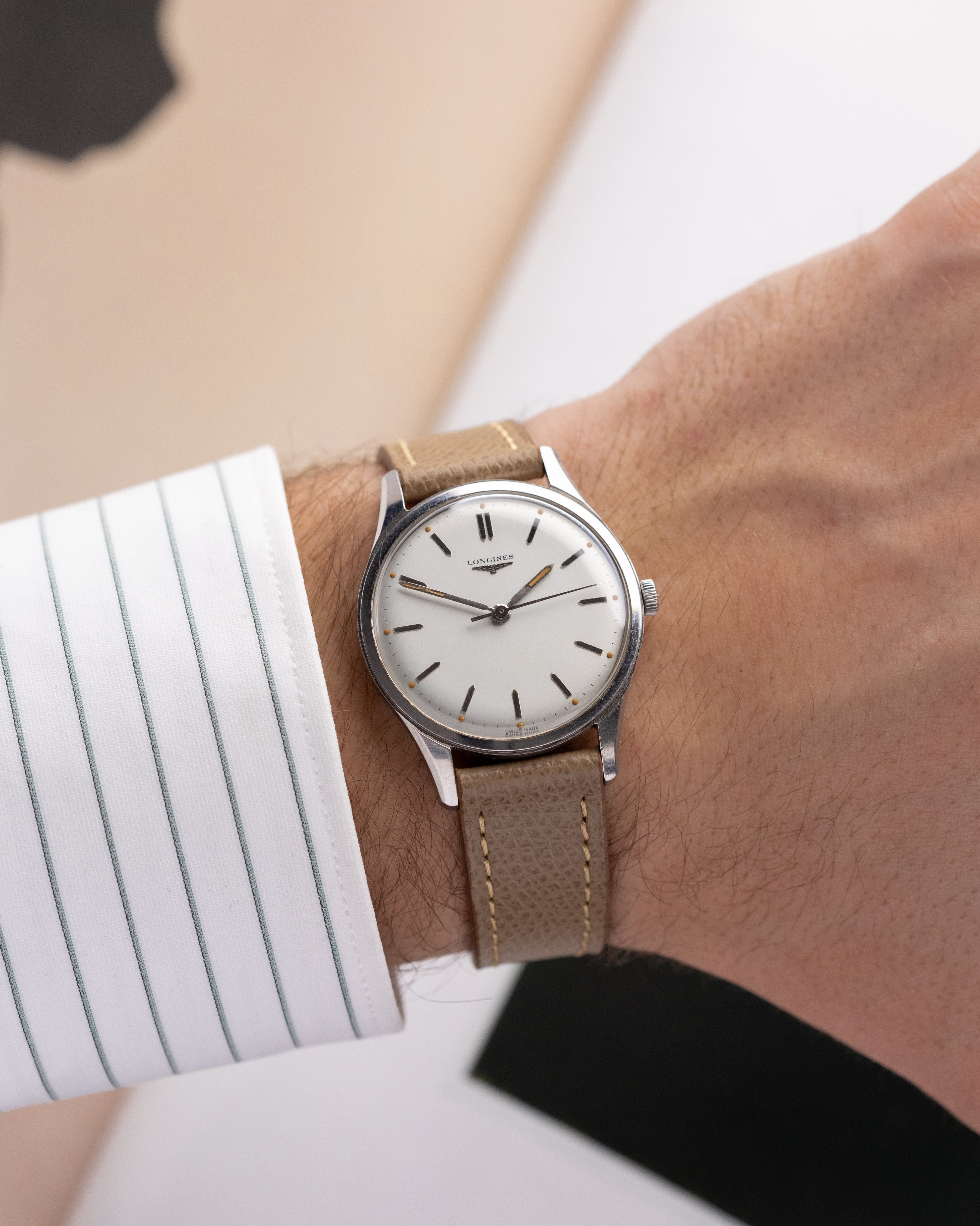 Longines Vintage Swiss Watch, Ref. 6995 - 1, Completely authentic from 1960's - DuMarko