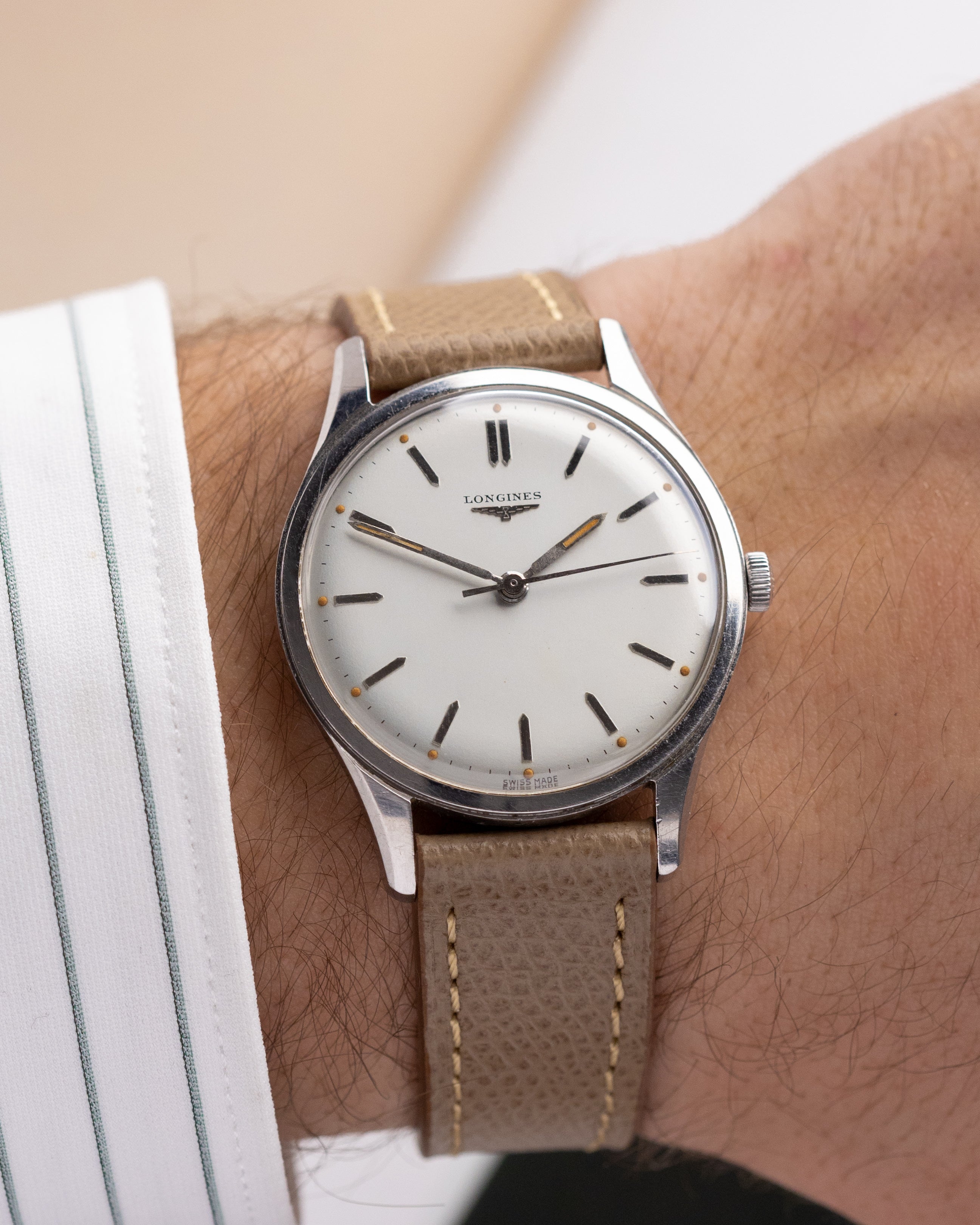 Longines Vintage Swiss Watch, Ref. 6995 - 1, Completely authentic from 1960's - DuMarko