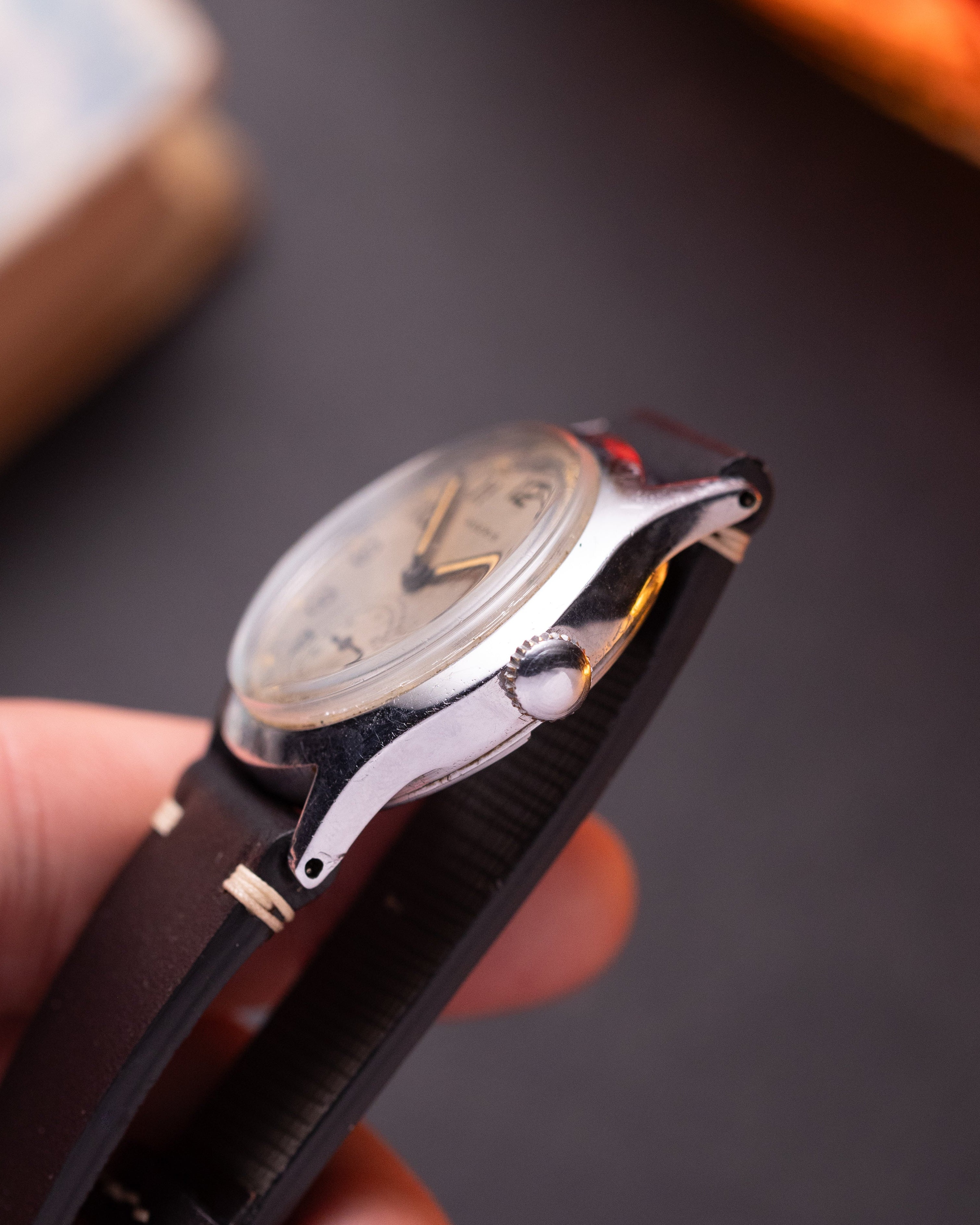 Military Vintage Swiss watch "Moeris" from 1940's - VintageDuMarko