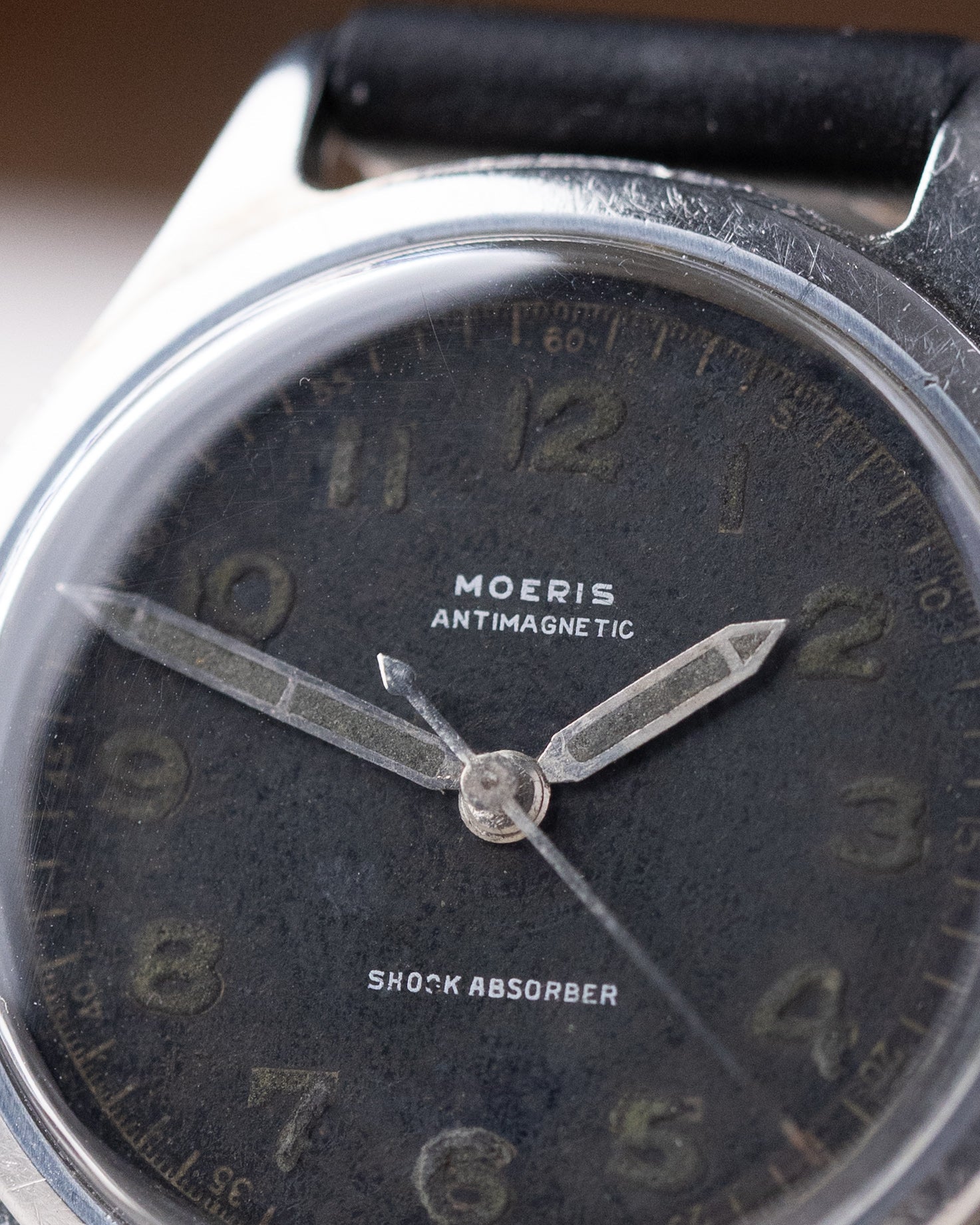 Moeris Imperable Antimagnetic Borgel Case, Radium Dial, Vintage Military Watch from 1940's - DuMarko
