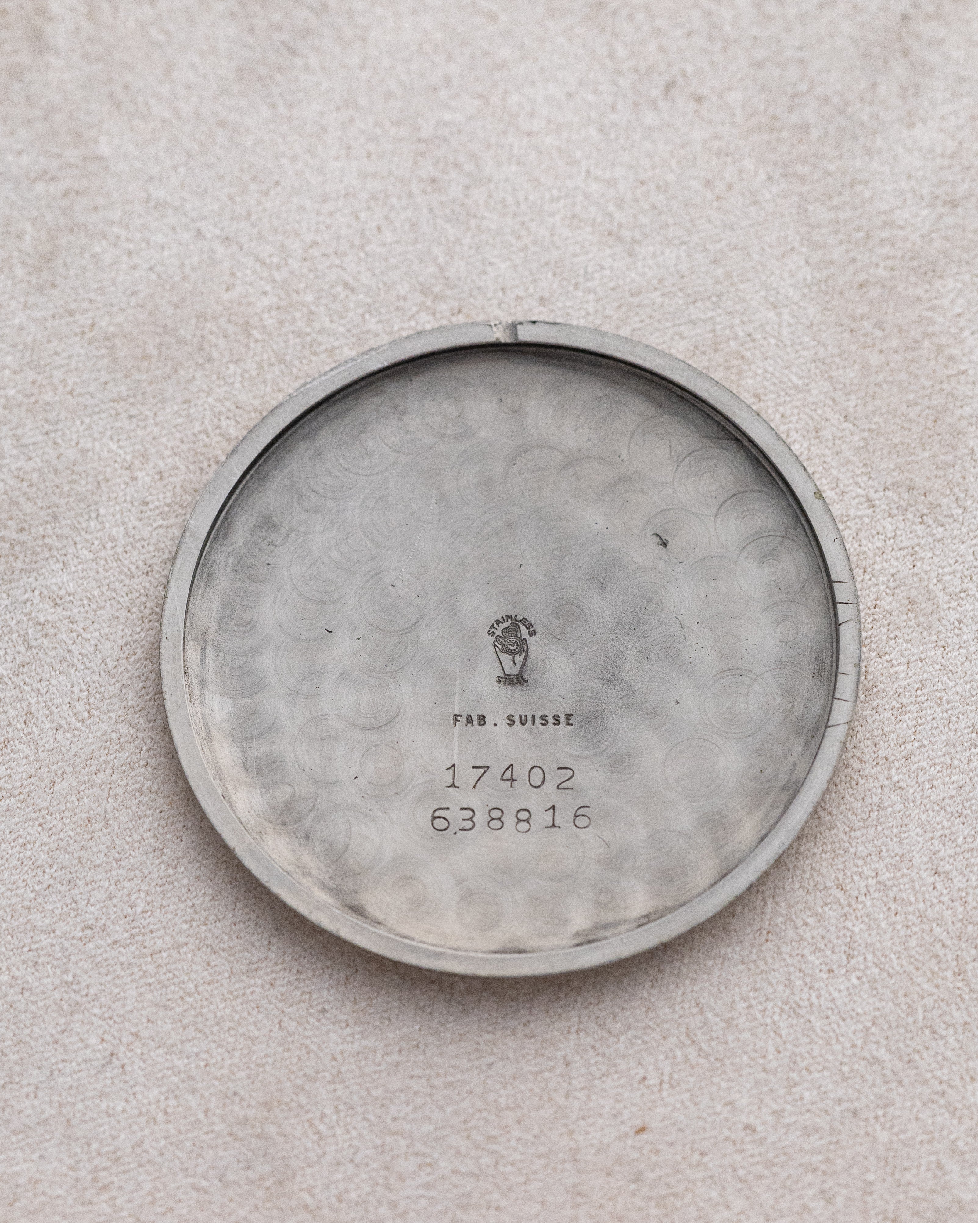 Movado Vintage Swiss Pocket Watch, Art Deco Style, Two - tone dial - DuMarko