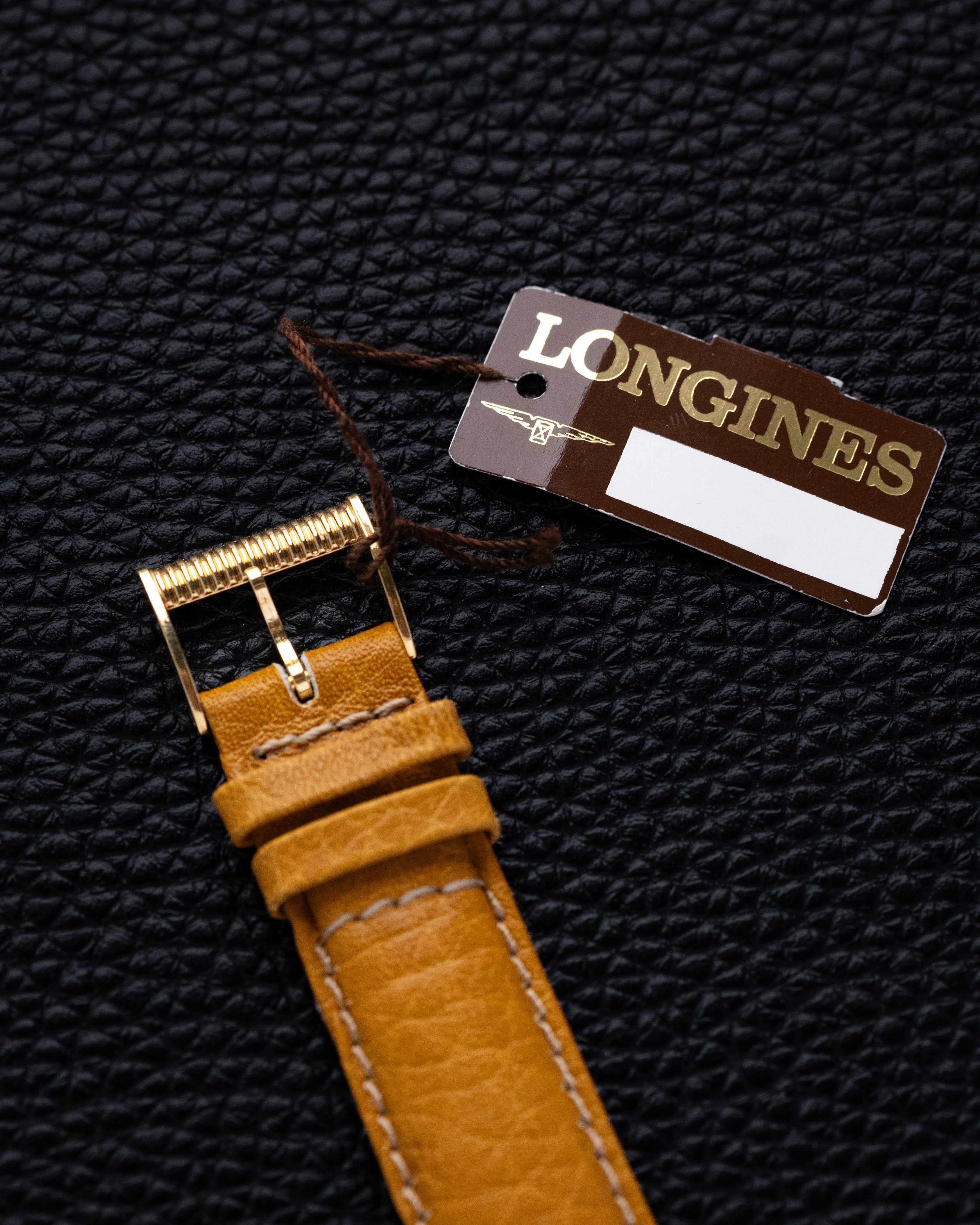 *NOS* Vintage Longines Charleston Triple Date Moonphase Ref. 5219, Quartz Cal. L224.2, Gold Plated, NOS 1990s - DuMarko