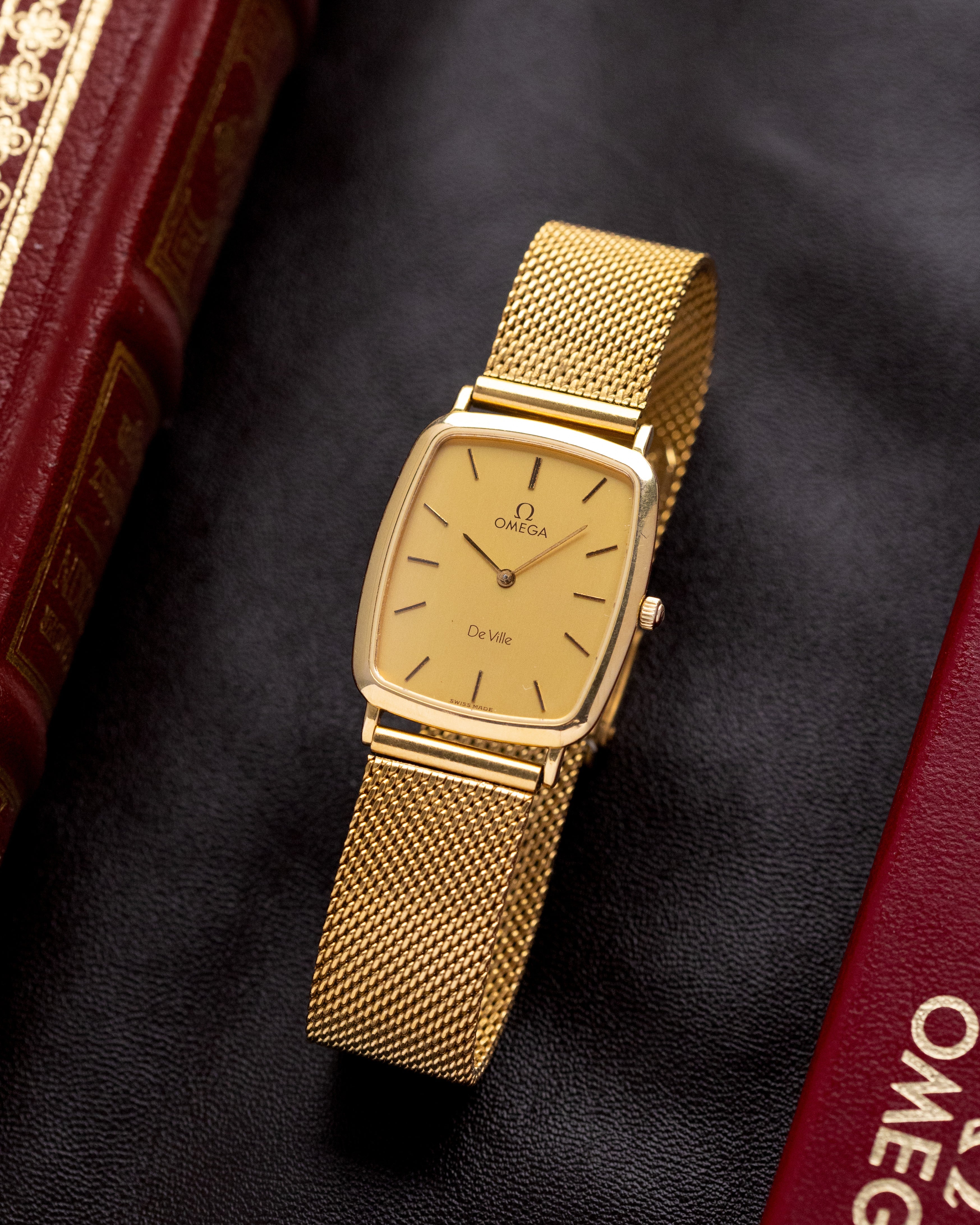 Omega De Ville, Vintage Quartz Watch, Extra Slim Dress Case from 1980's - DuMarko