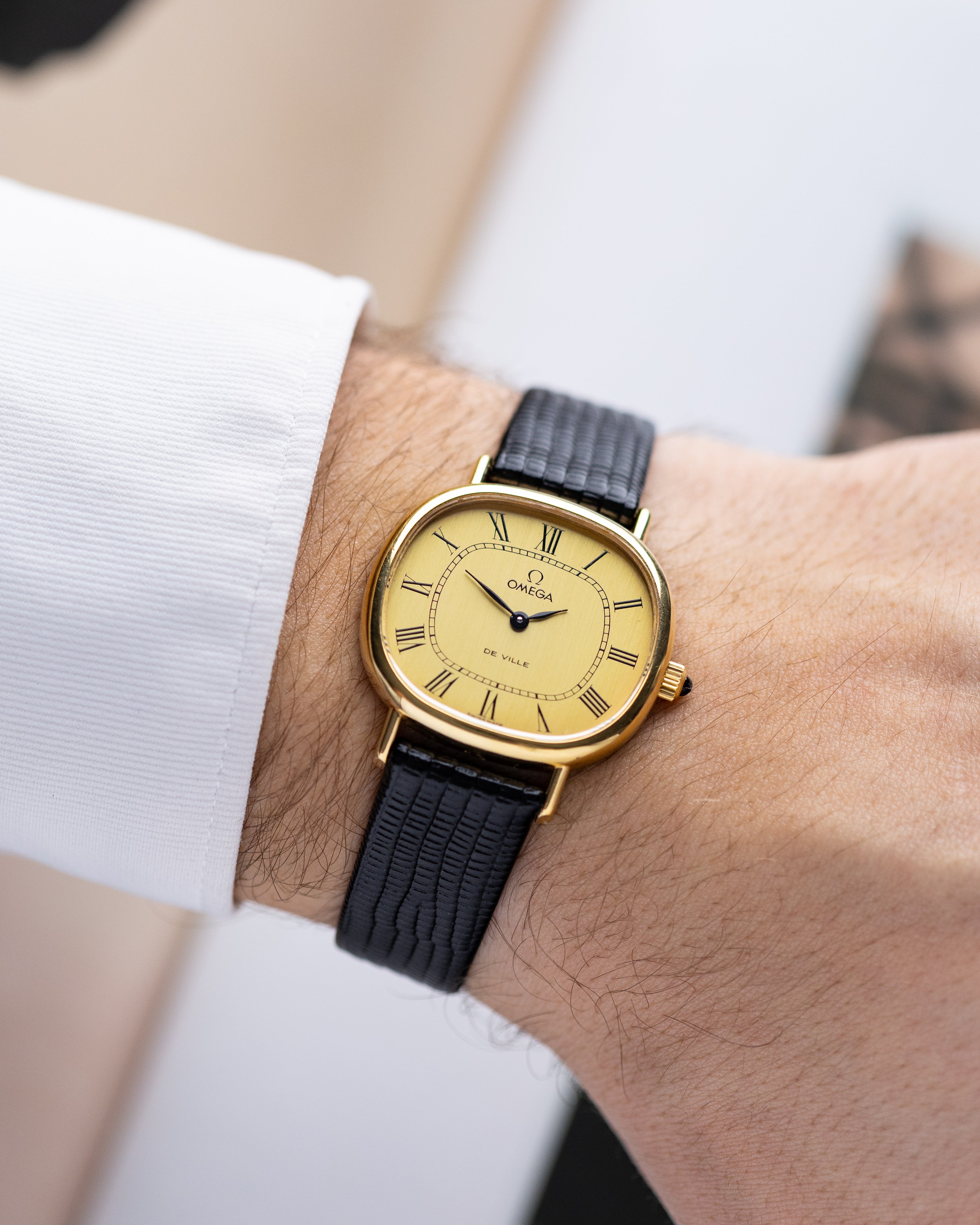 Omega De Ville, Vintage Swiss Dress Luxury Watch, Cushion/Pillow case, Ref 111.0133 from 1977 - DuMarko