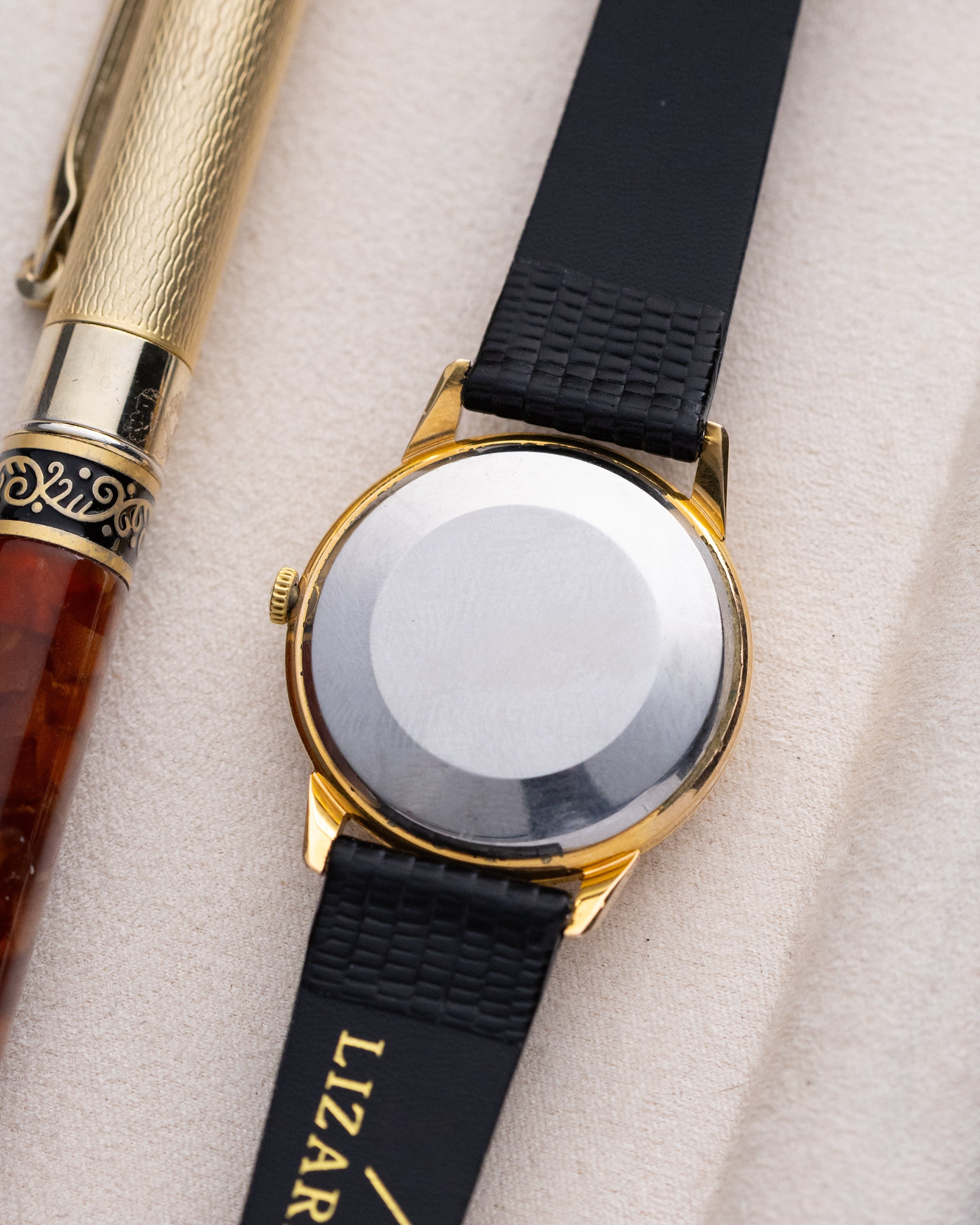 Omega Genève, Two - tone Dial, Luxury Gold - plated watch, Ref. 14702SC61, Swiss Made from 1961 - DuMarko