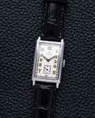 Omega Rectangular Tank, Vintage Art Deco Watch from 1930s, Cal. T17, Swiss Watch - DuMarko