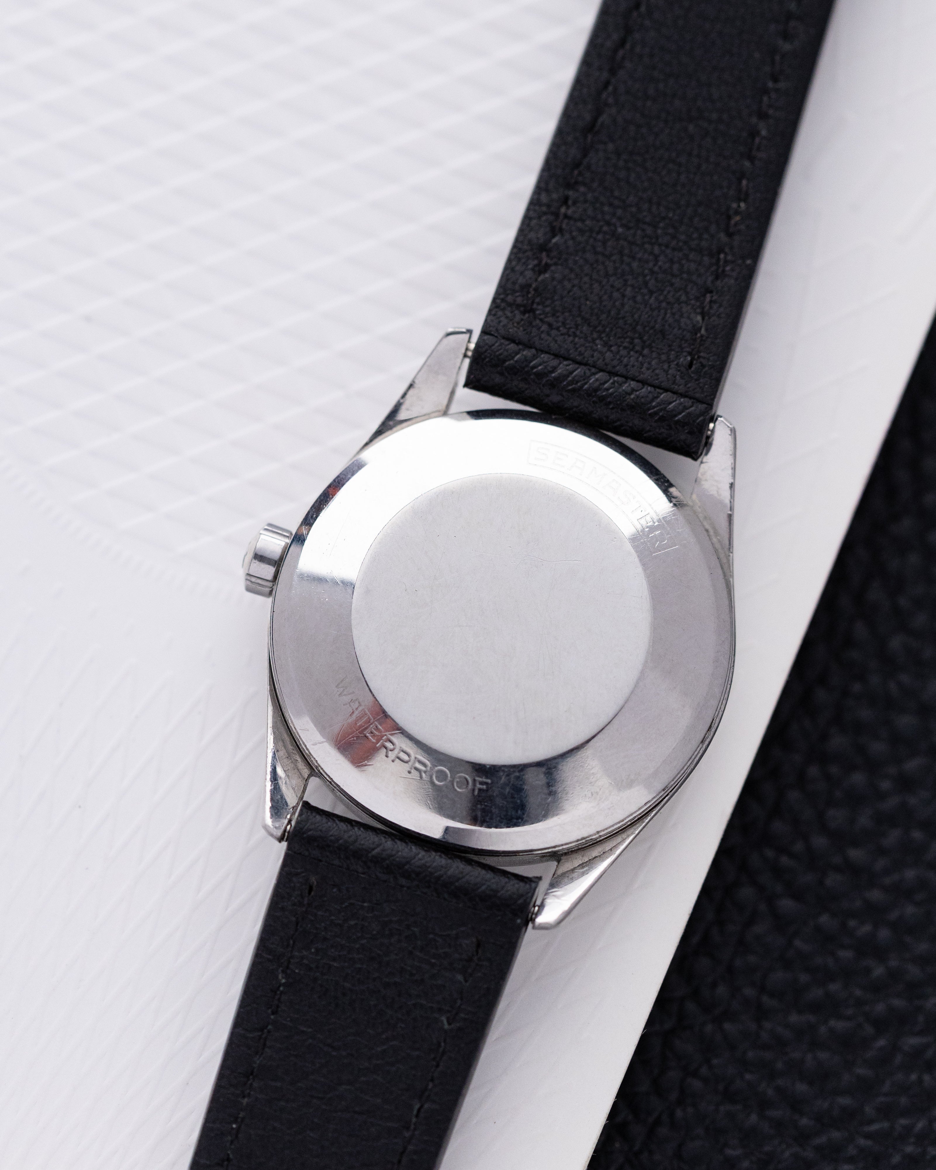 Omega Seamaster Automatic Black dial with unique metallic shimmer patina, Ref 2369.1SC from 1954 - DuMarko