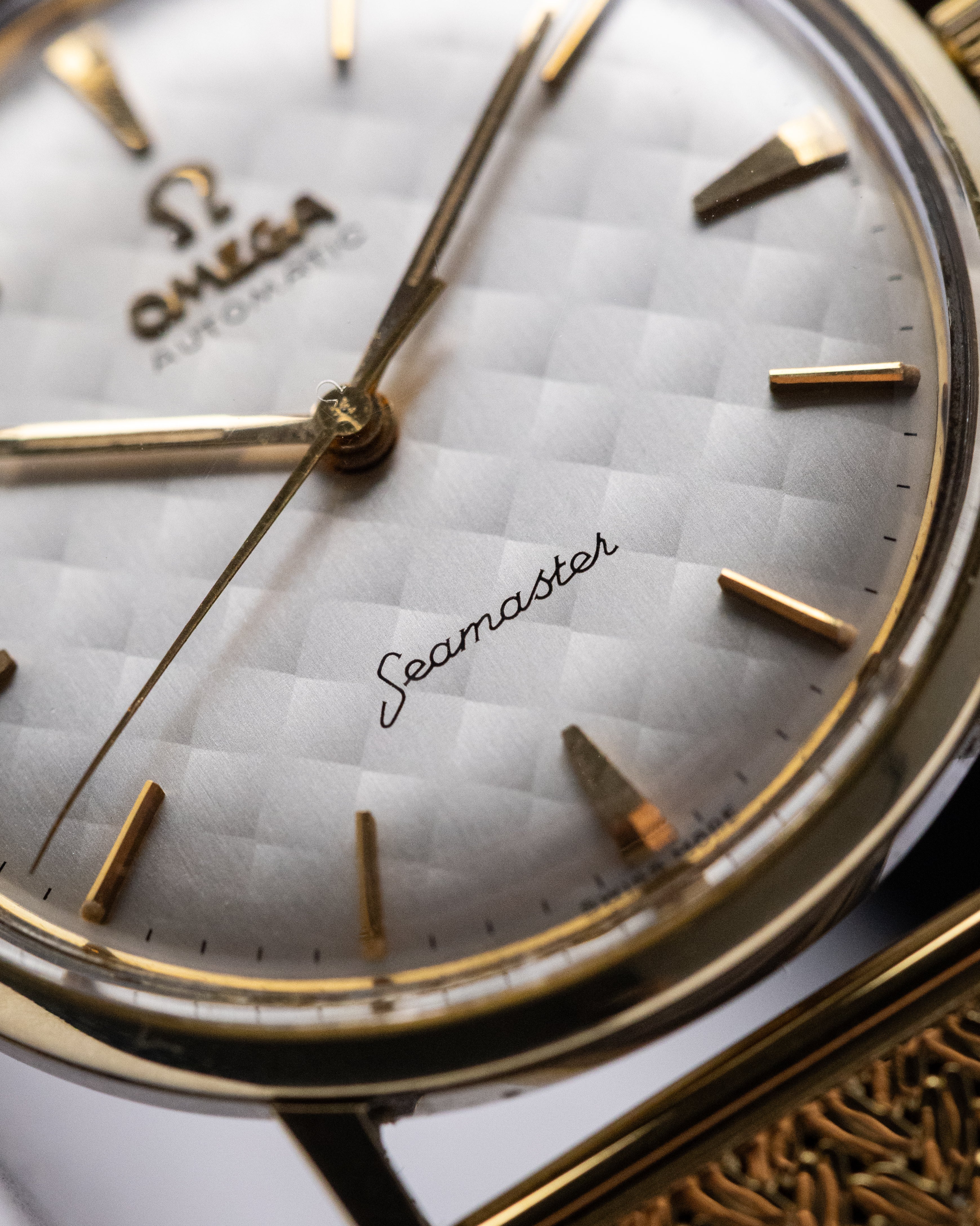 Omega Seamaster Automatic, “Mattress” Diamond Dial, Cal. 552, Gold Capped, From 1962 (US Market) - DuMarko