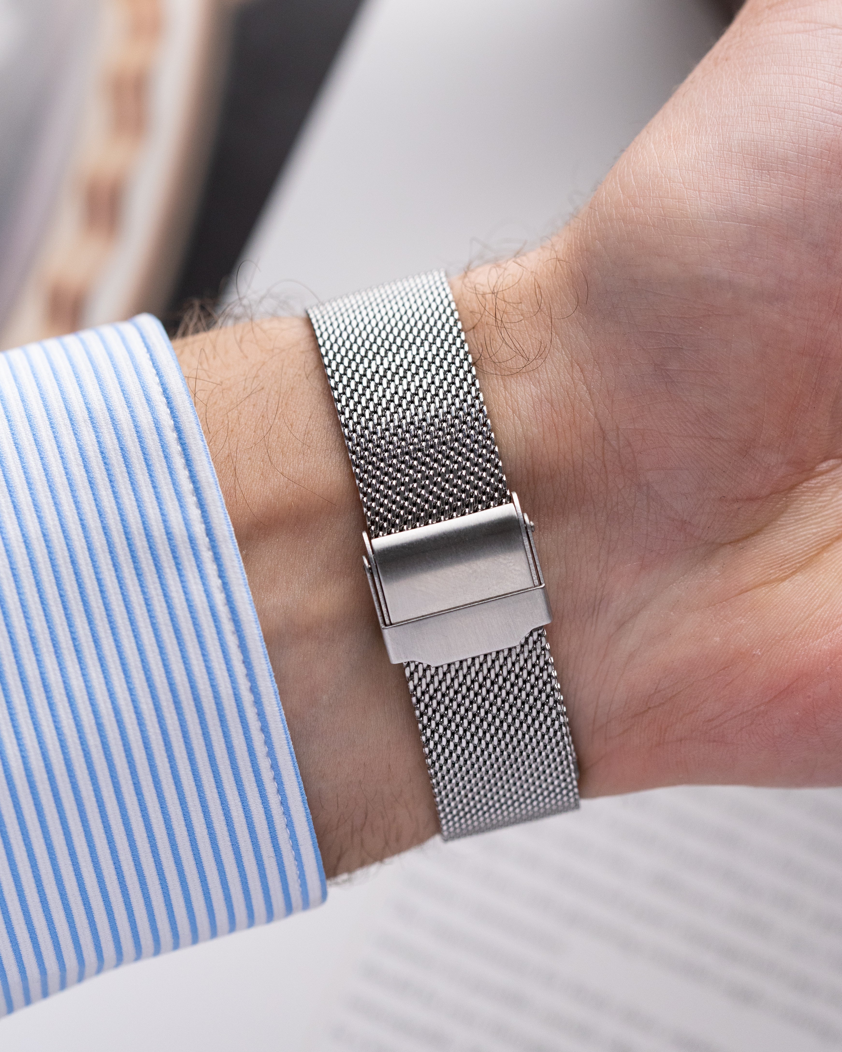 Omega Seamaster De Ville Ref. 165.020, Cal. 552, Linen Dial,Monocoque Case, Vintage Swiss Watch - DuMarko