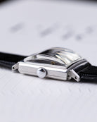 Omega Vintage Art Deco Tank, Black Gilt Dial, Roman Numerals from 1940 - DuMarko