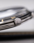 Omega Vintage Swiss Watch, Automatic Bumper, Ref. 2398, Black gilt dial - DuMarko