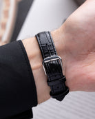 Omega Vintage Swiss Watch, Automatic Bumper, Ref. 2398, Black gilt dial - DuMarko