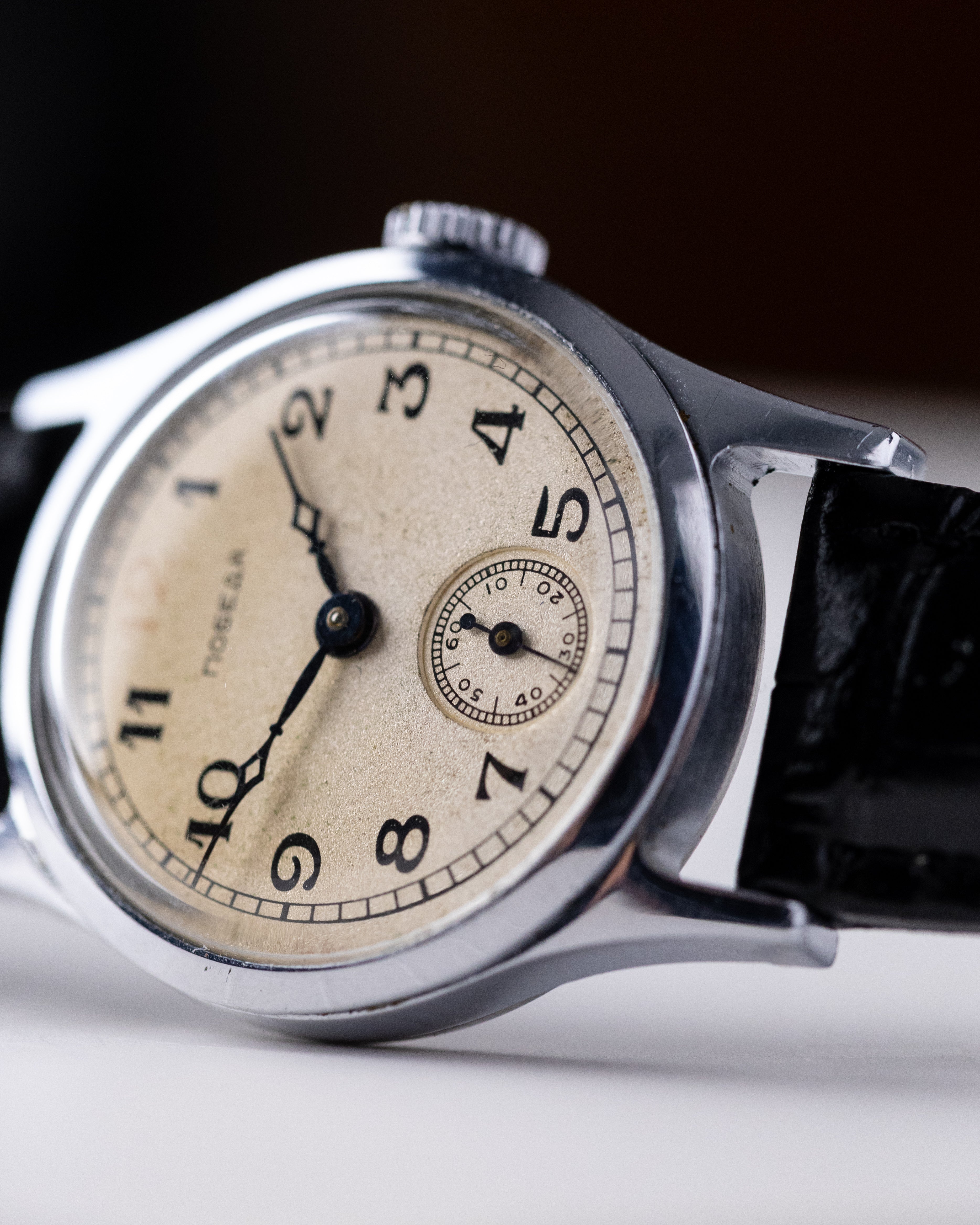 Pobeda Rare Red 12, Stalin's Soviet Vintage watch from 1950's, Cal 2602 - DuMarko