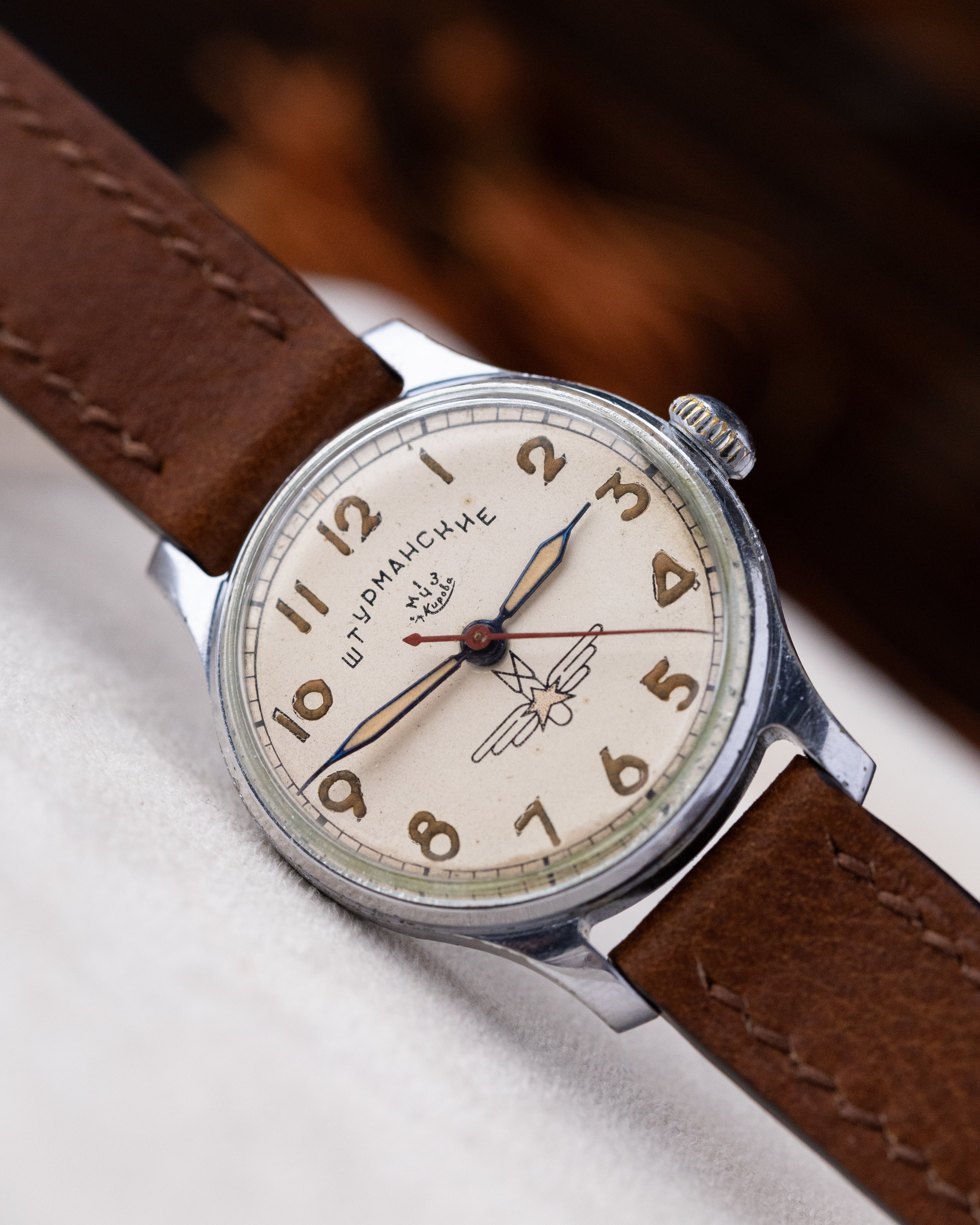 Poljot Sturmanskie, Authentic Type 2, Gagarin's Soviet Astronauts' watch, Original Radium dial - DuMarko