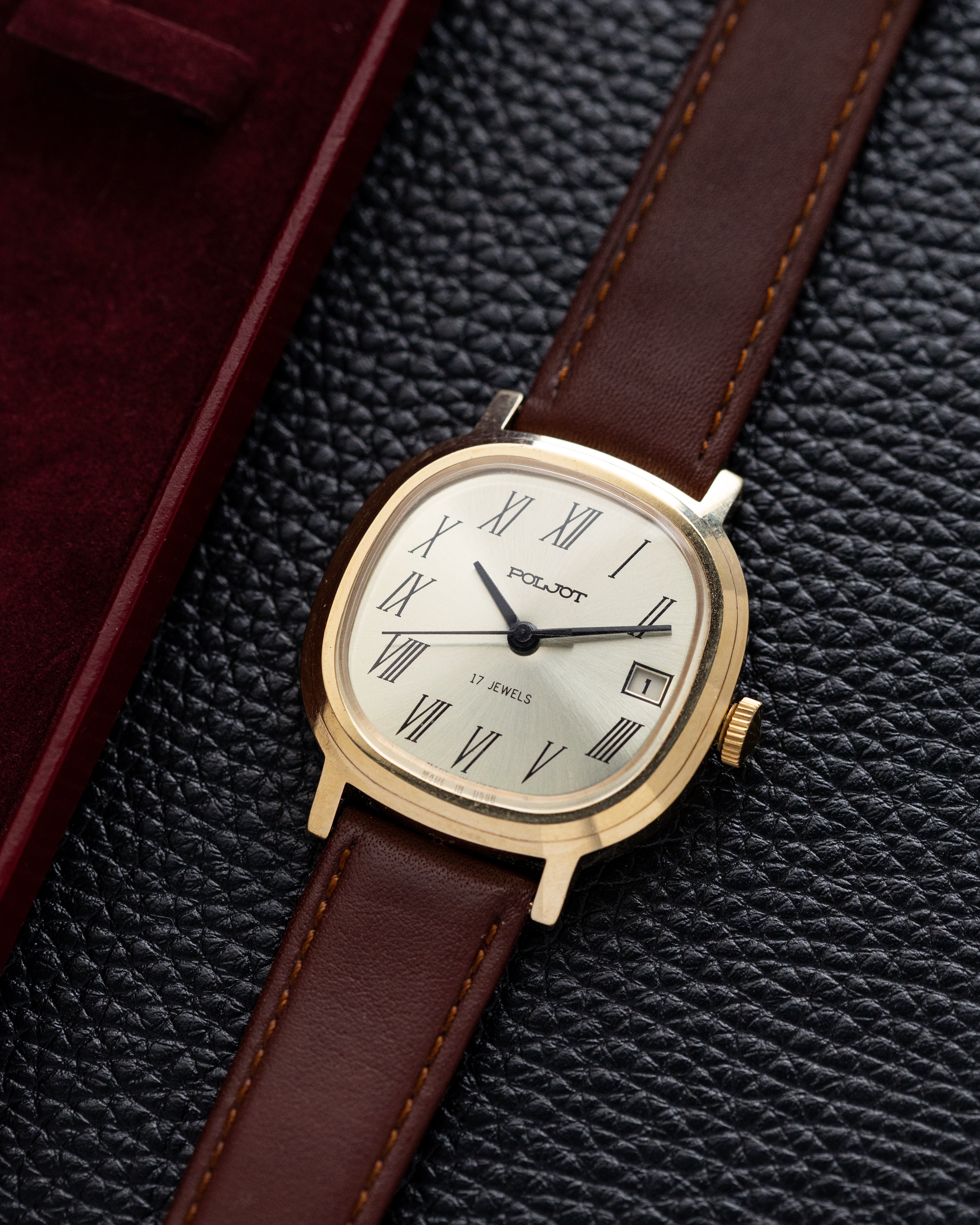 Poljot Vintage Soviet Watch, Art Deco Tank, Cal. 2614 - DuMarko