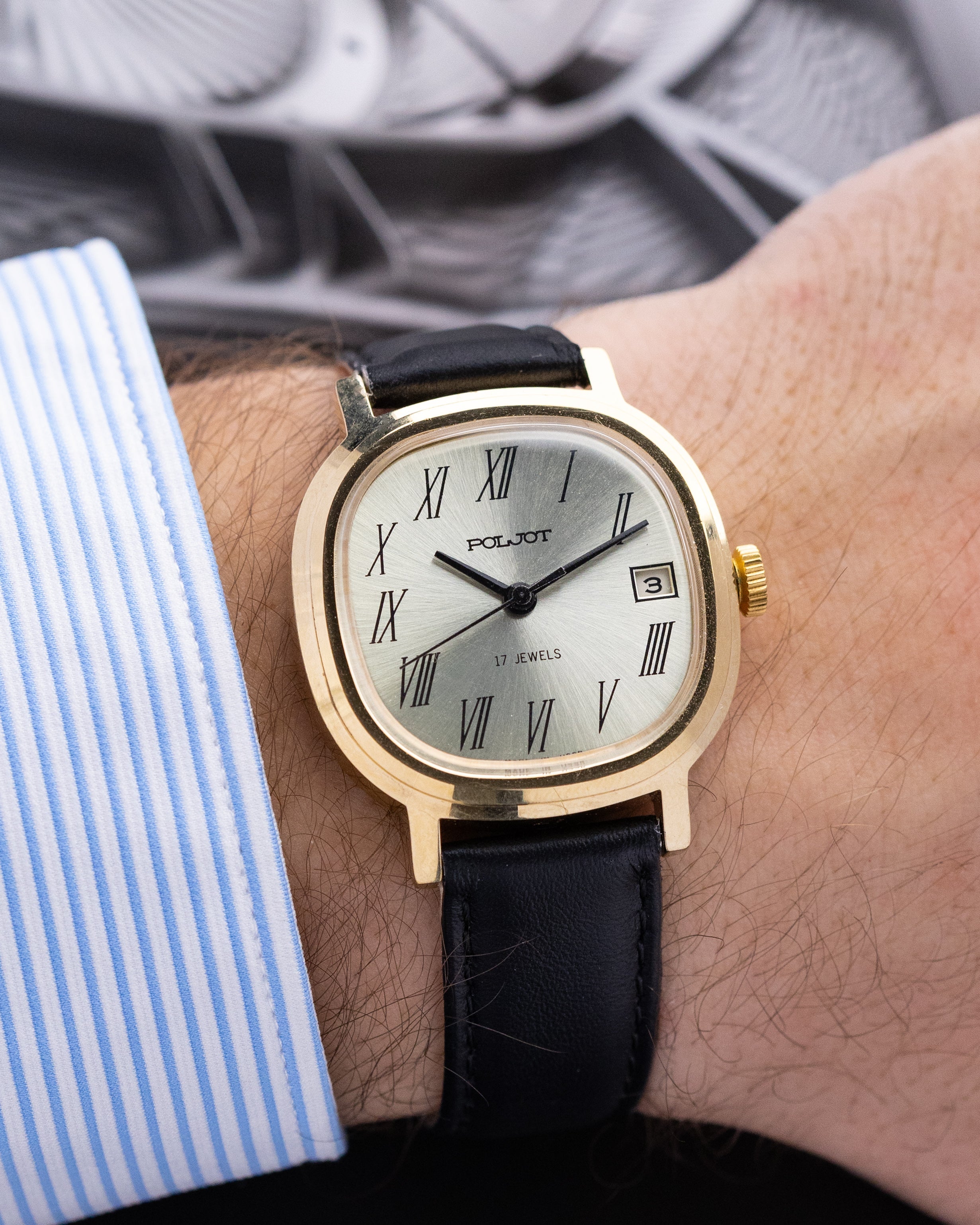 Poljot Vintage Soviet Watch, Art Deco Tank, Cal. 2614 - DuMarko