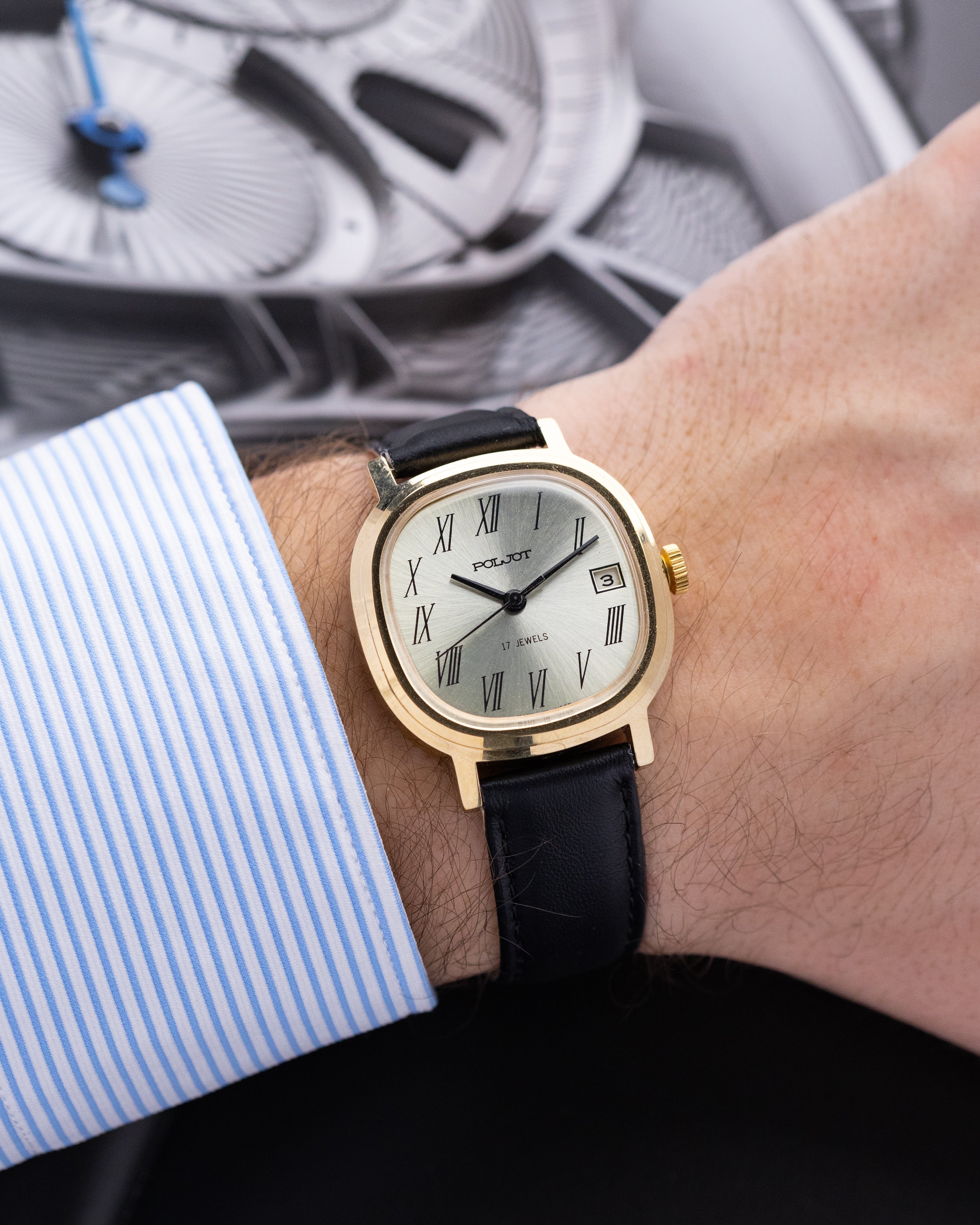 Poljot Vintage Soviet Watch, Art Deco Tank, Cal. 2614 - DuMarko