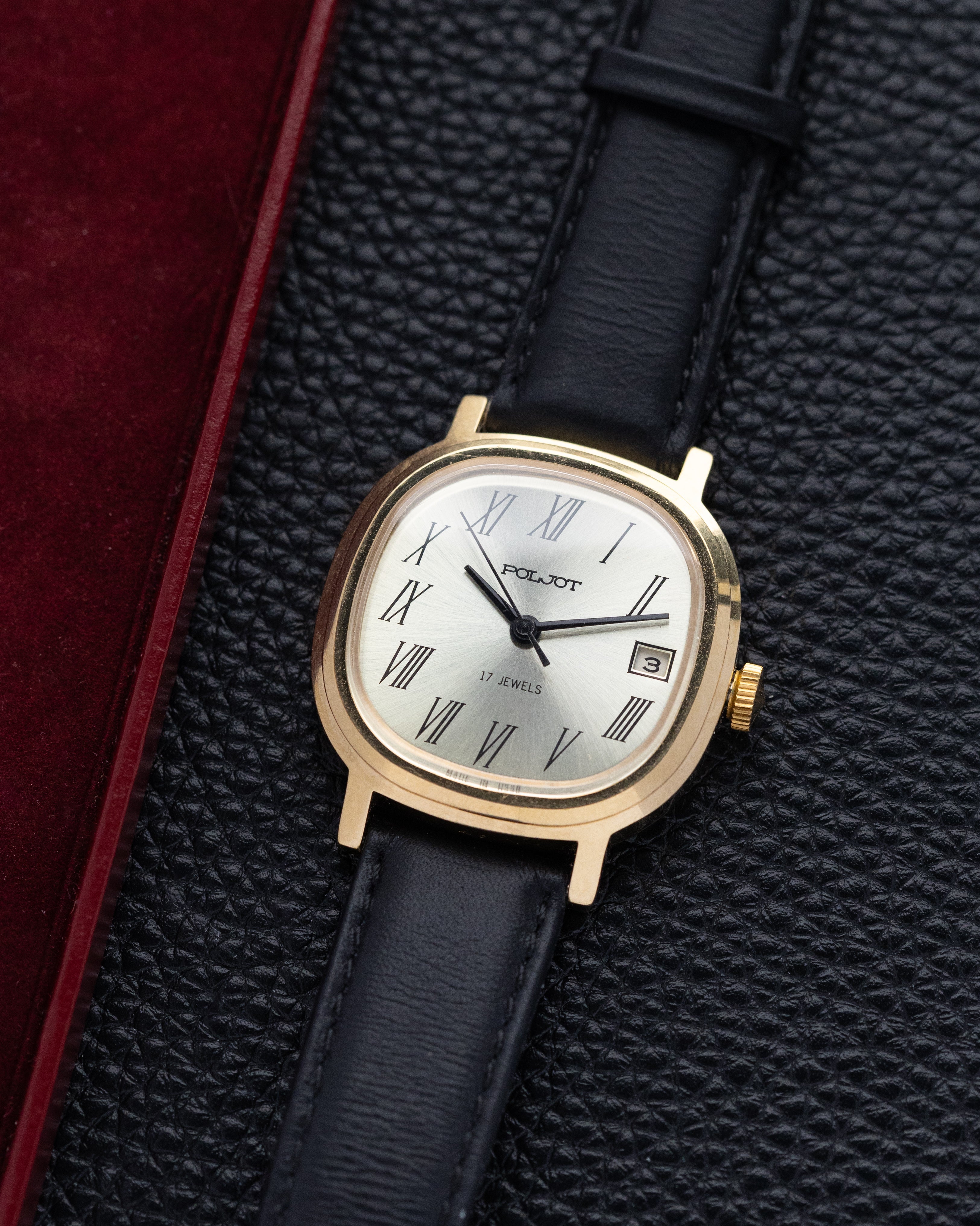 Poljot Vintage Soviet Watch, Art Deco Tank, Cal. 2614 - DuMarko