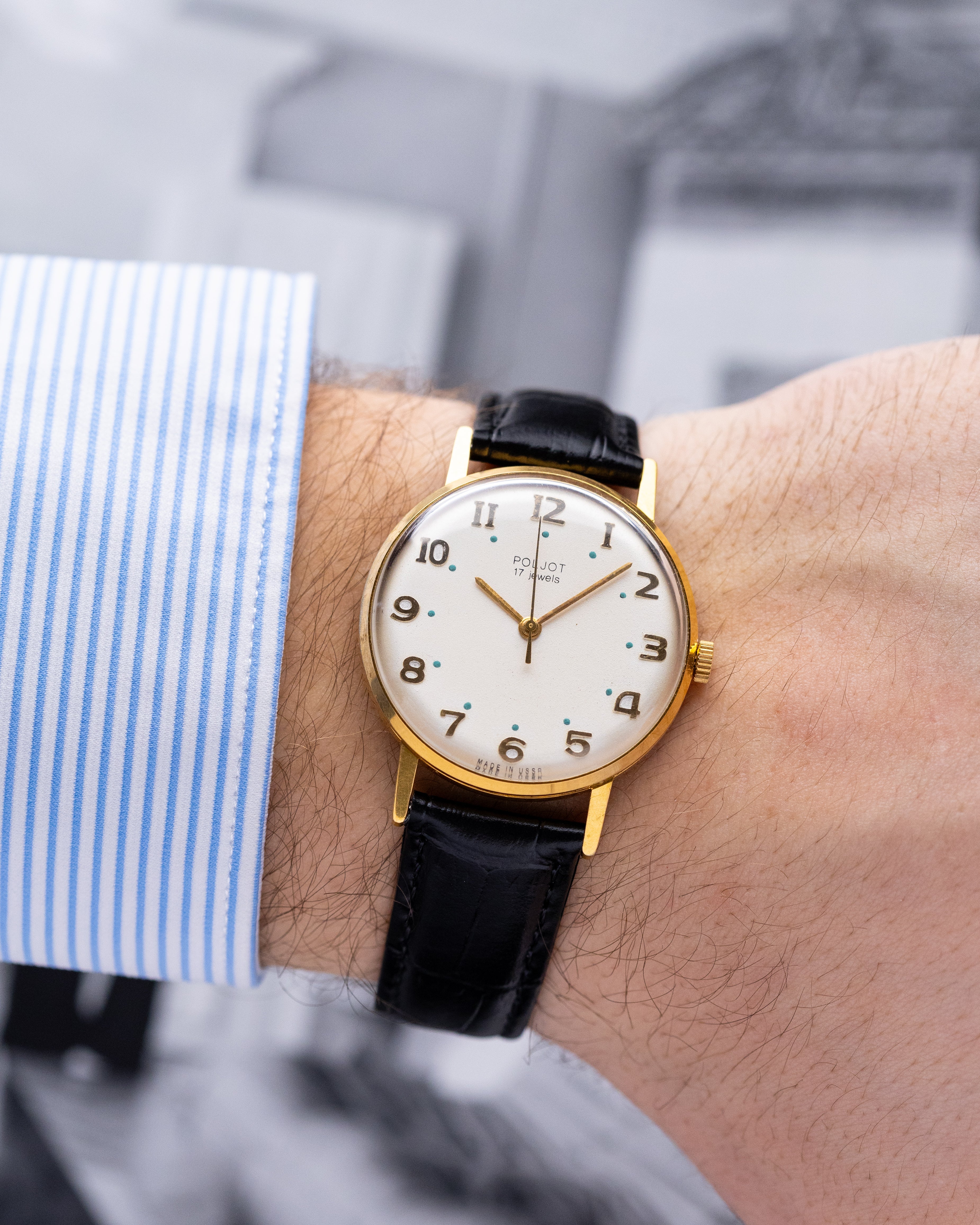 Poljot Vintage Soviet watch Cal. 2602, Gold - plated from 1960's - DuMarko