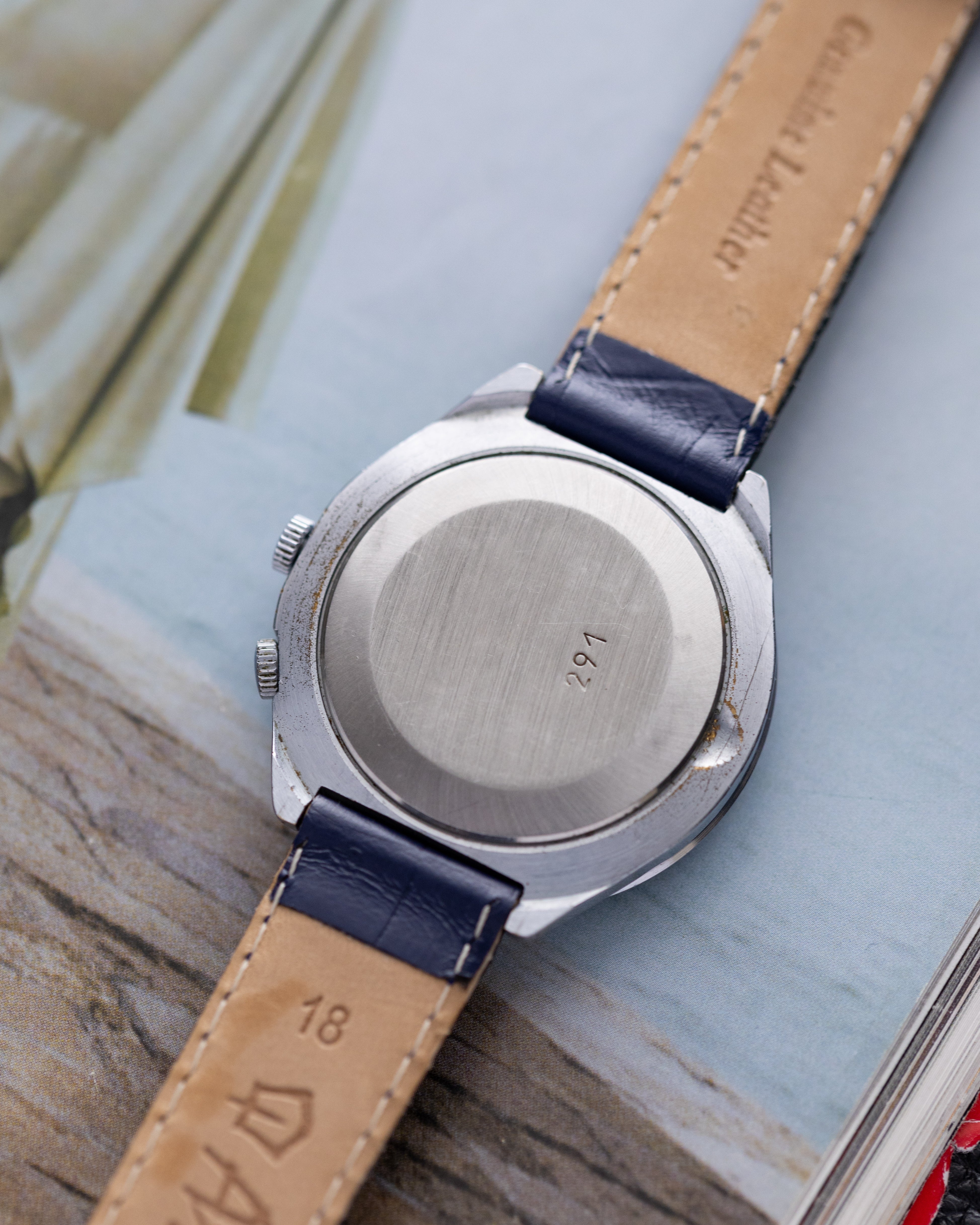 Raketa Vintage watch 24 hours Original dial Oversize case 40 mm from 1970's - DuMarko