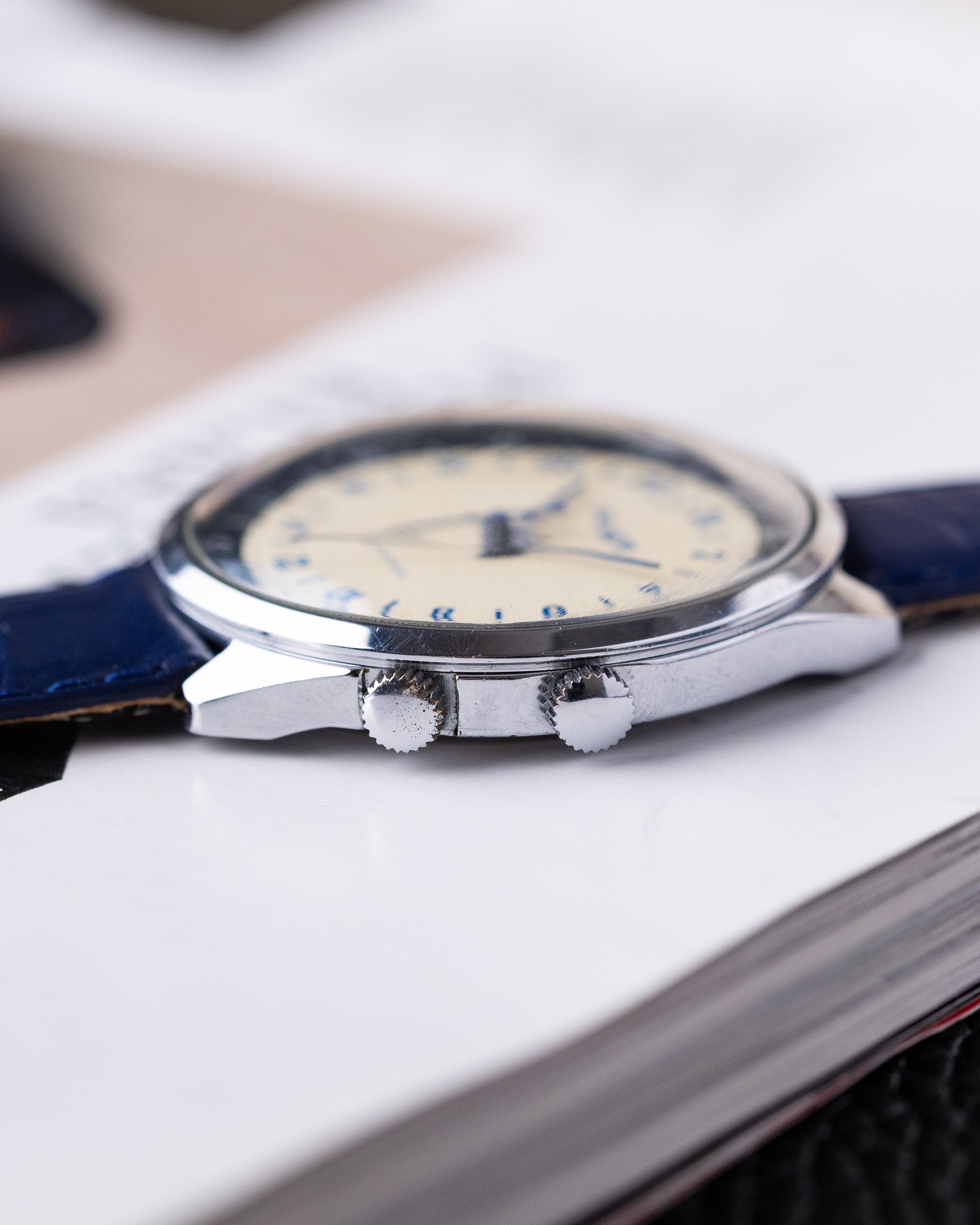 Raketa Vintage watch 24 hours Original dial Oversize case 40 mm from 1970's - DuMarko