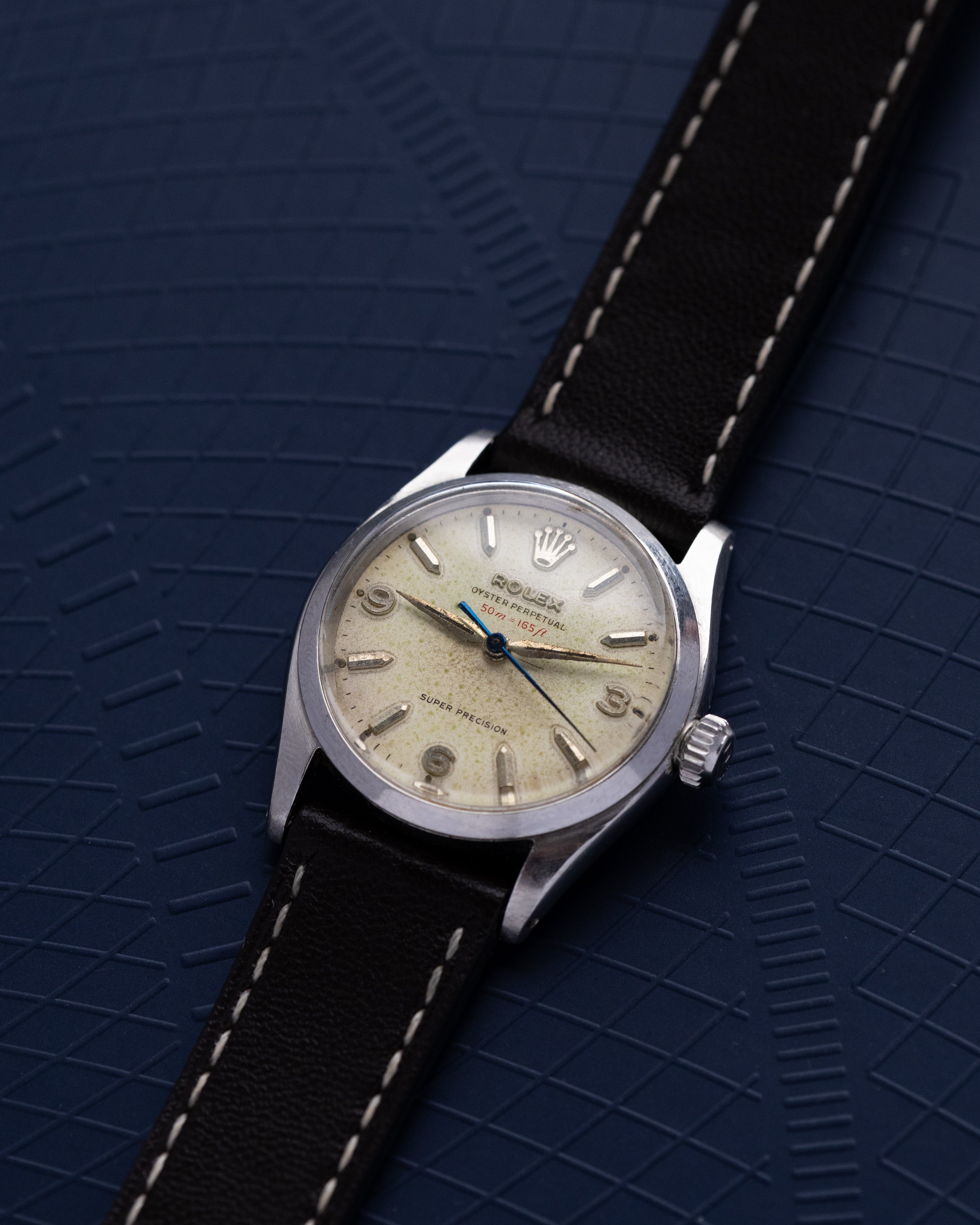 Rare Rolex Oyster Perpetual "Red Depth" 50m – 165ft, Super Precision, Ref. 6548 from 1955 - DuMarko