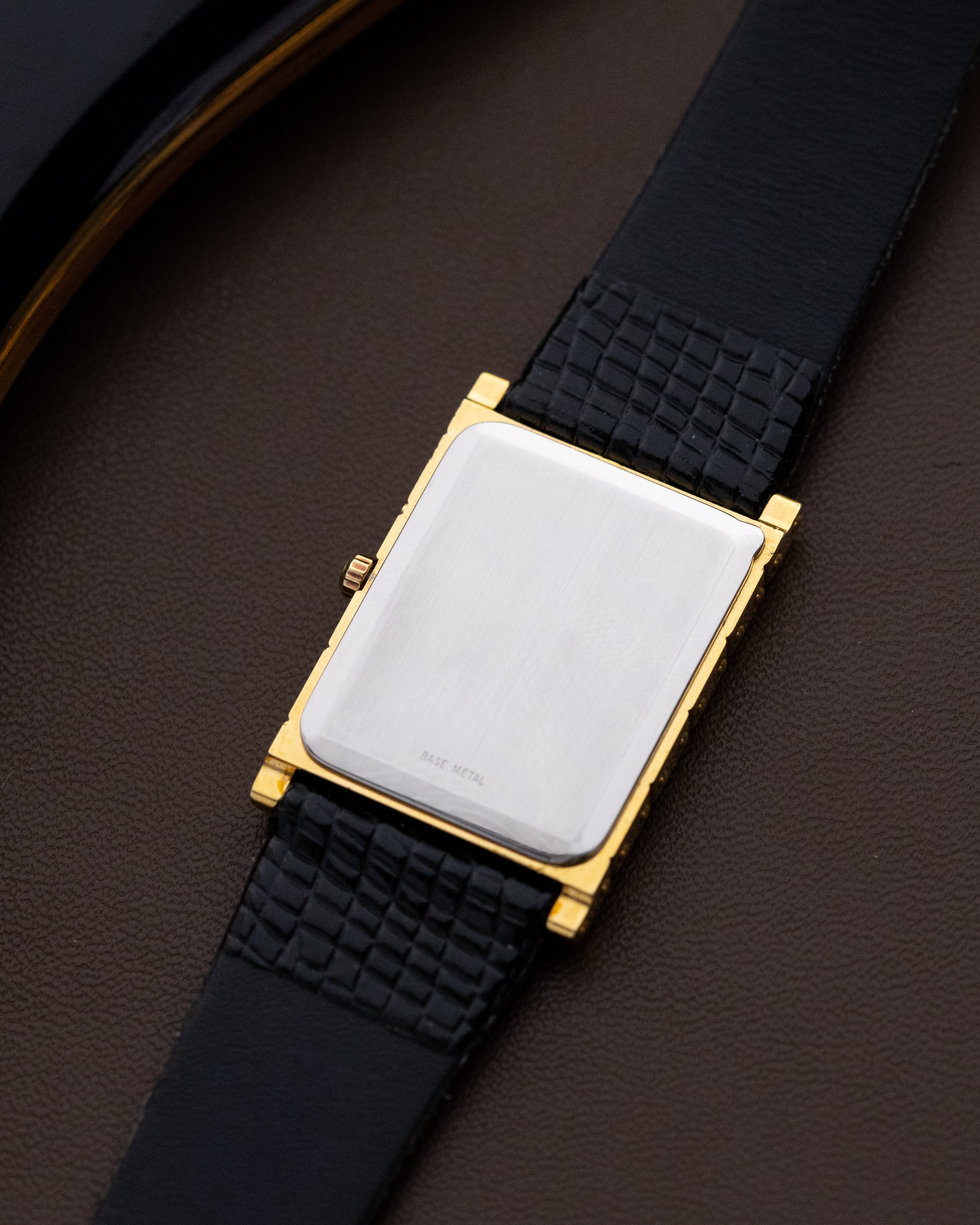 Rare Vintage Longines Art Deco Tank, Textured Case, Two - Tone Dial, Quartz Cal. L963.4, Box and papers - DuMarko