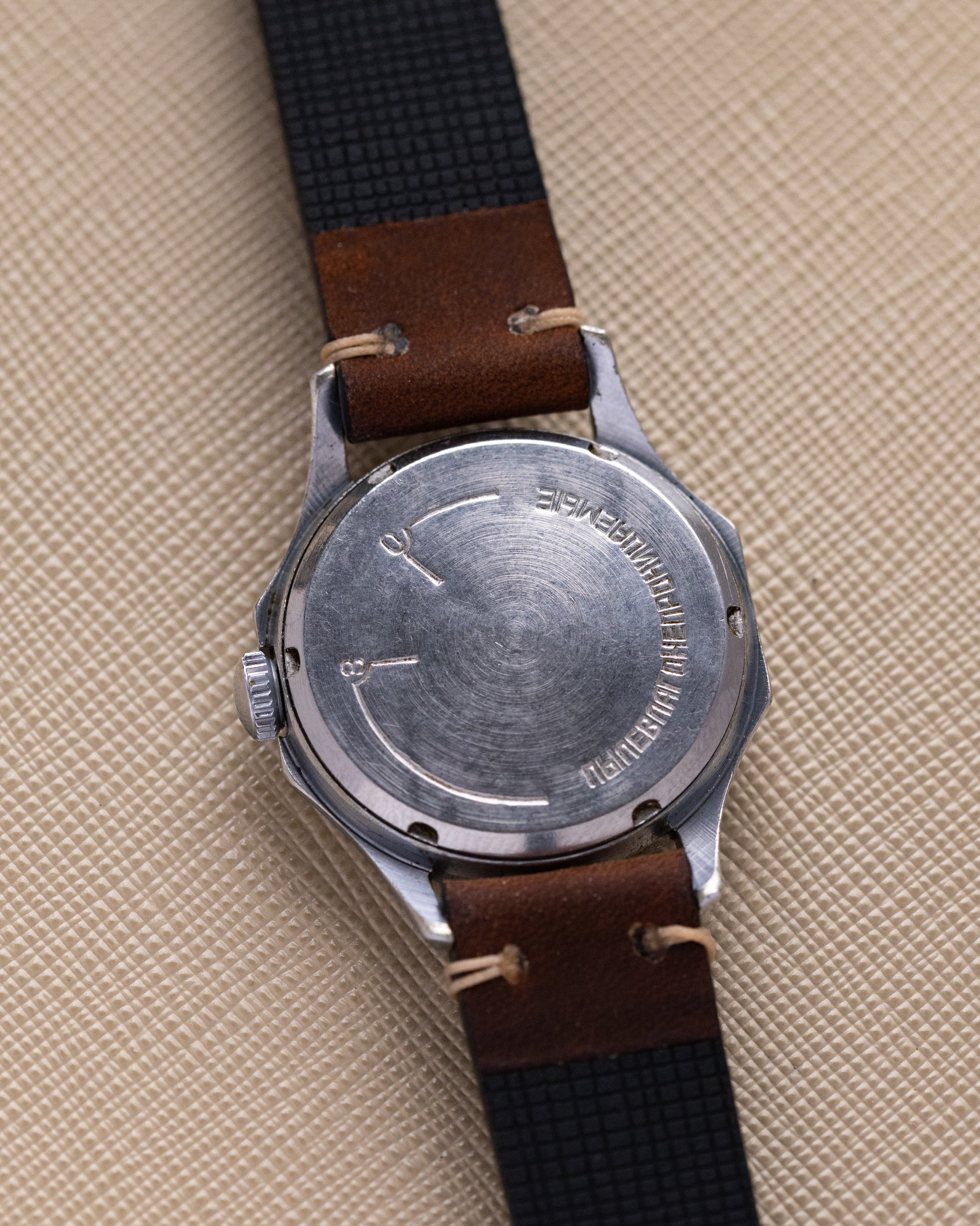 Rare Vintage Soviet Watch Druzhba, Chinese - USSR Friendship, Temple of Heaven, Two - tone Dial - DuMarko