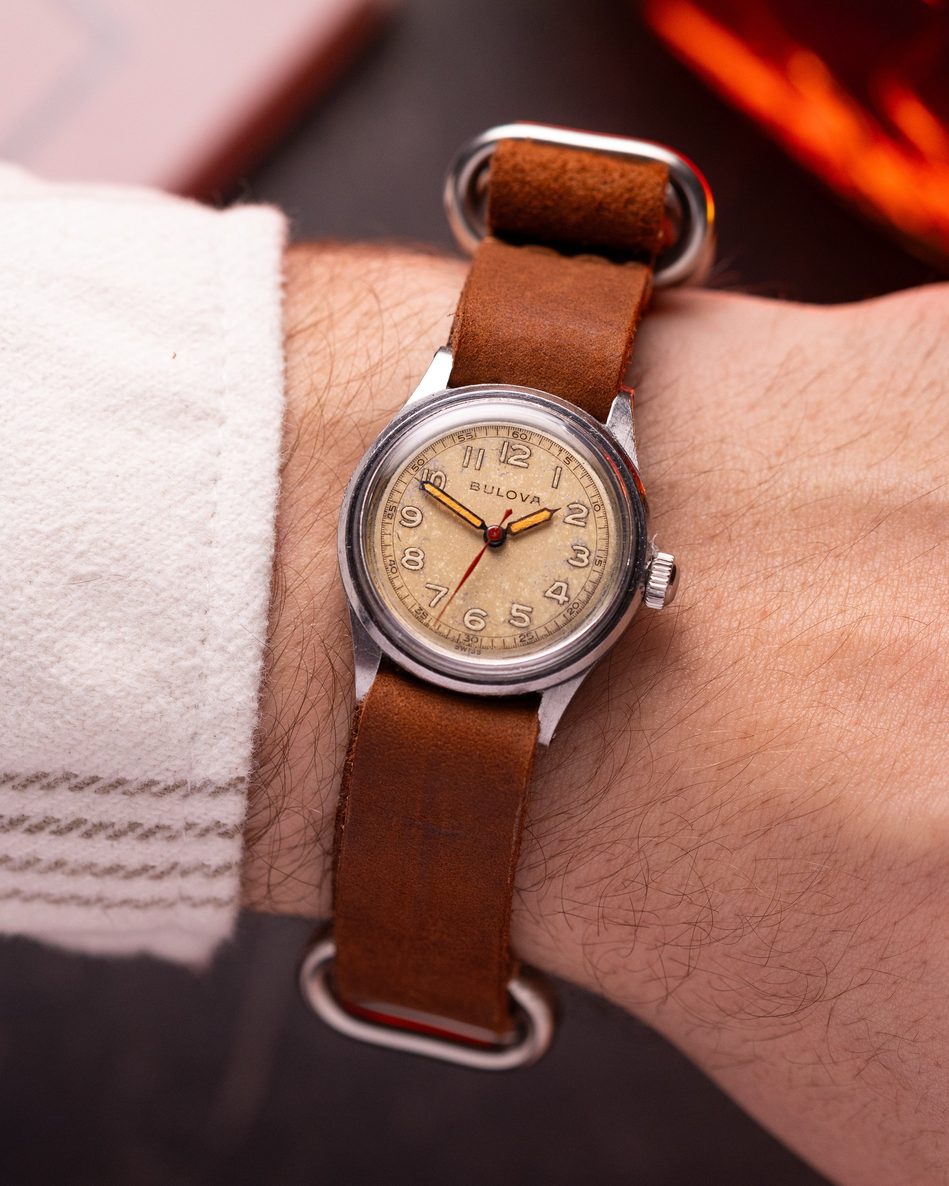 Rare WW2 Bulova Men's Watch - Vintage American Watch - VintageDuMarko