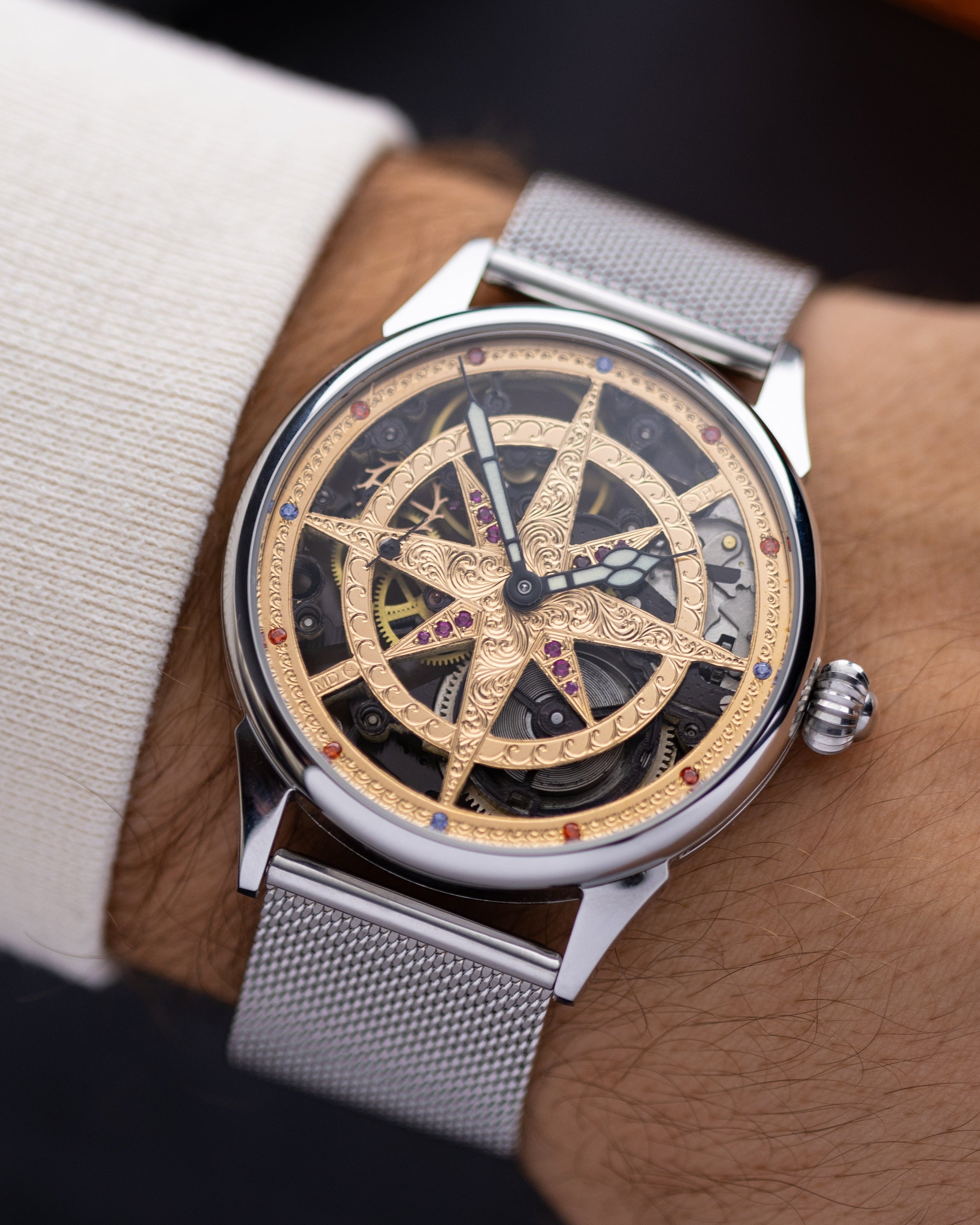 Sirius Watch «Molnija Sirius Star» - Skeleton Custom Watch - DuMarko