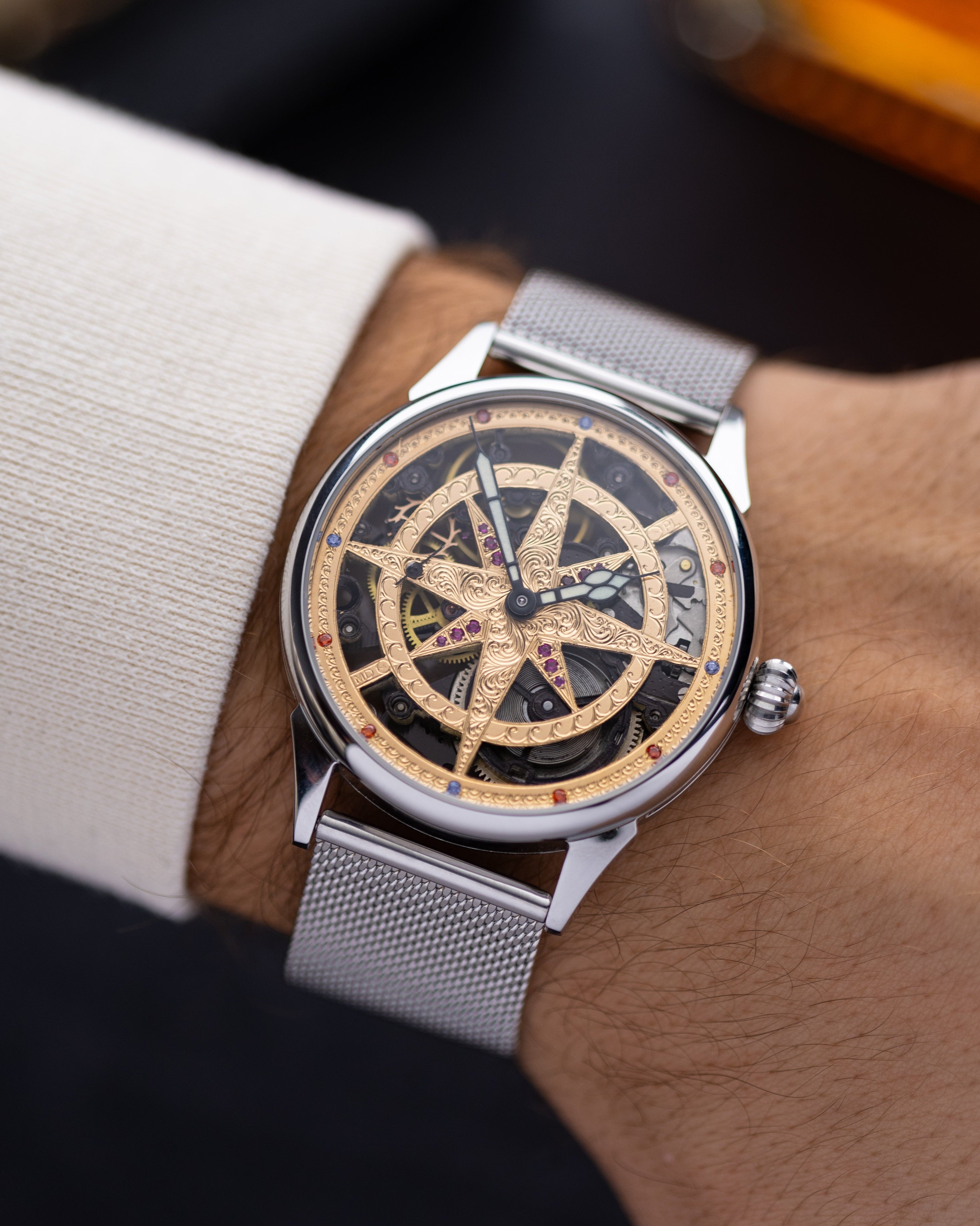 Sirius Watch «Molnija Sirius Star» - Skeleton Custom Watch - DuMarko