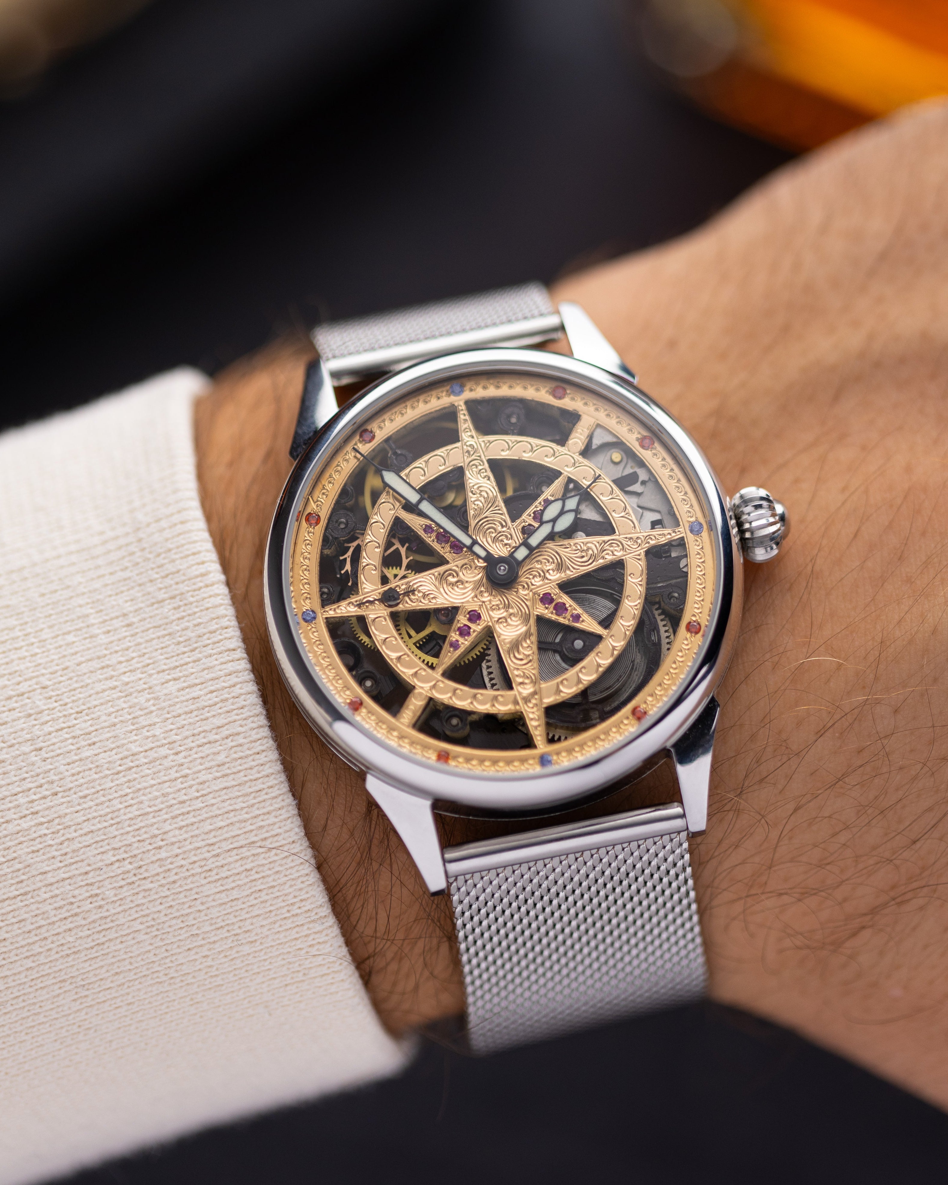 Sirius Watch «Molnija Sirius Star» - Skeleton Custom Watch - DuMarko