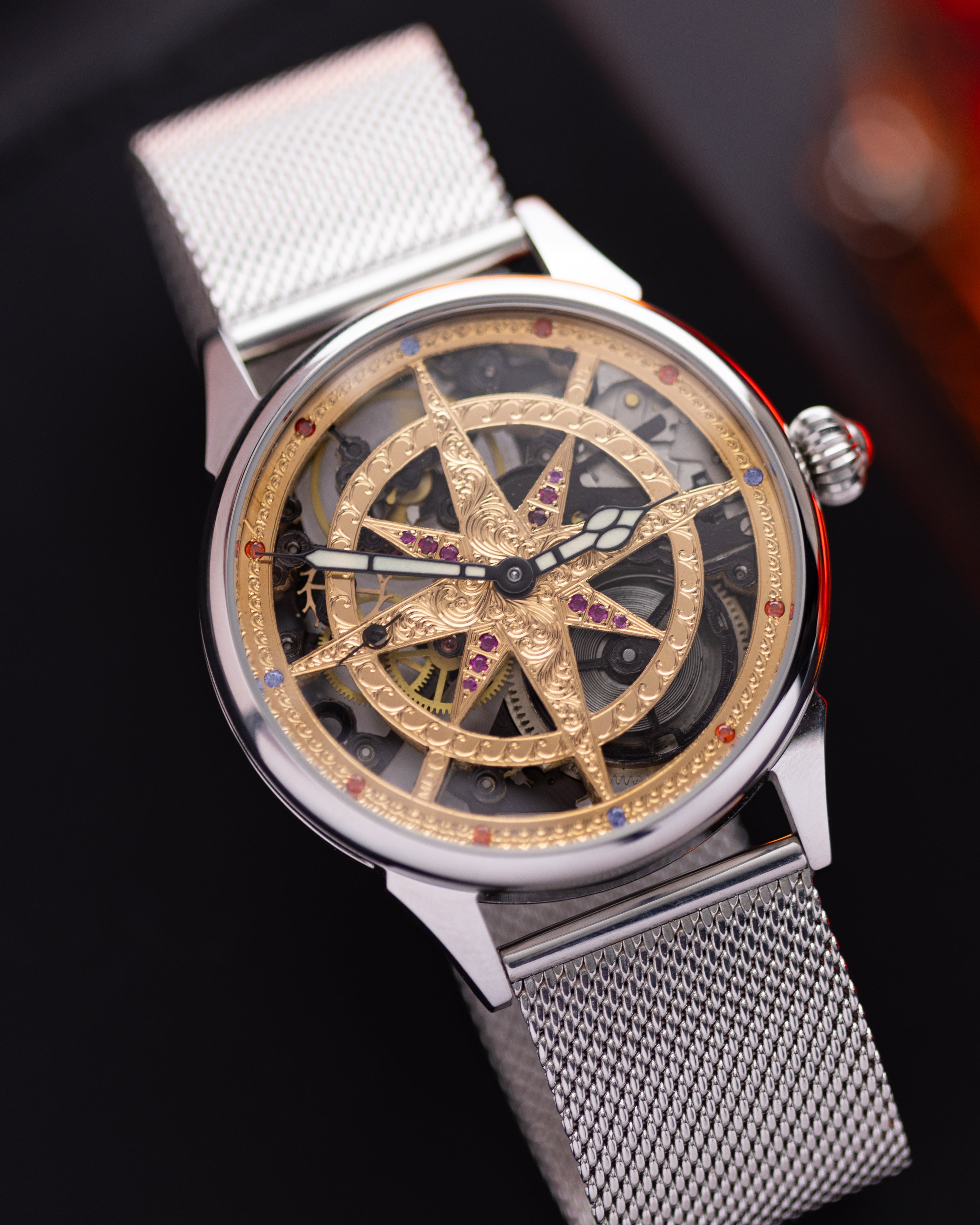 Sirius Watch «Molnija Sirius Star» - Skeleton Custom Watch - DuMarko