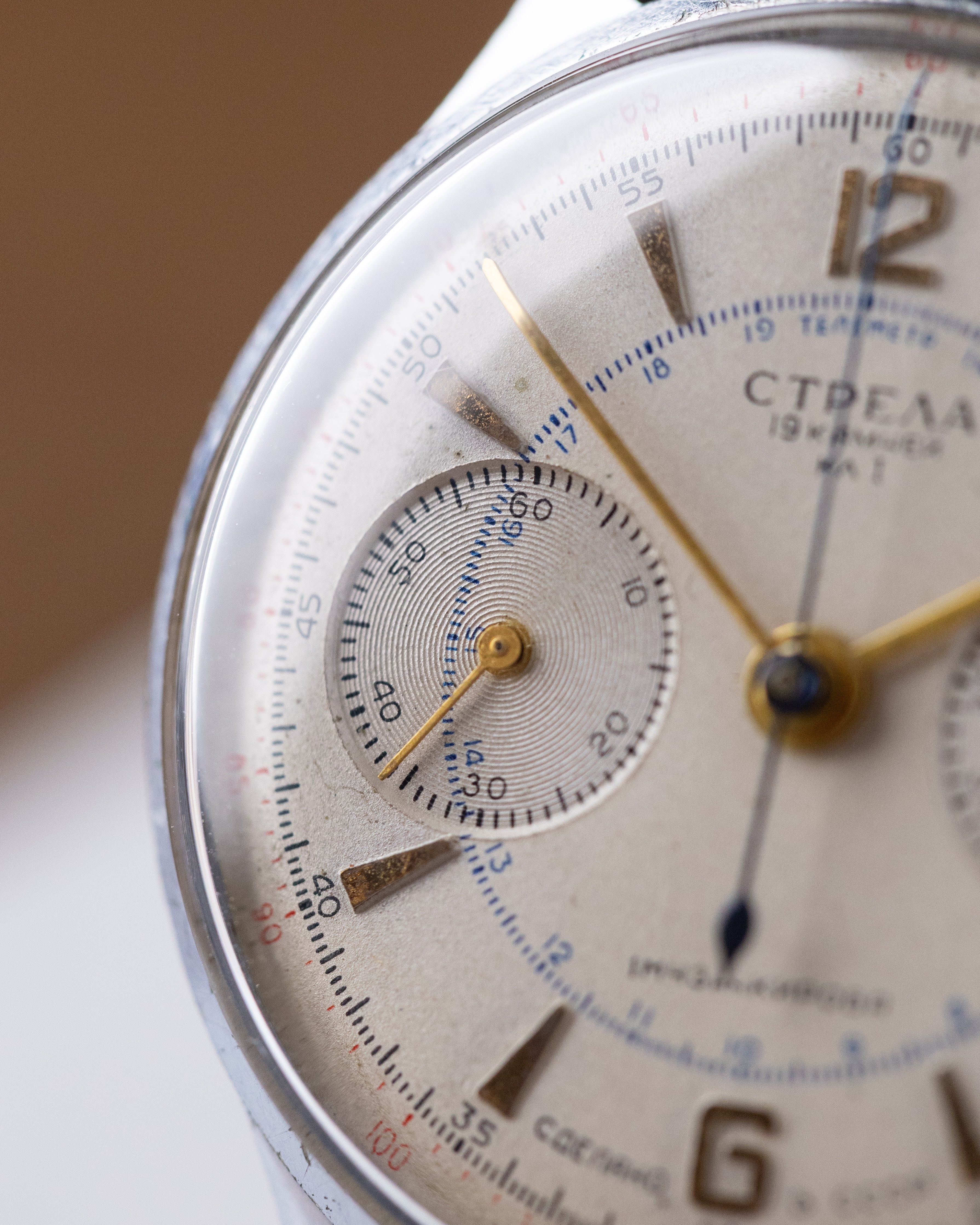 Soviet Vintage Chronograph Strela Original cal.3017 for Aviarors, Watch + Pilot's Certificate - DuMarko