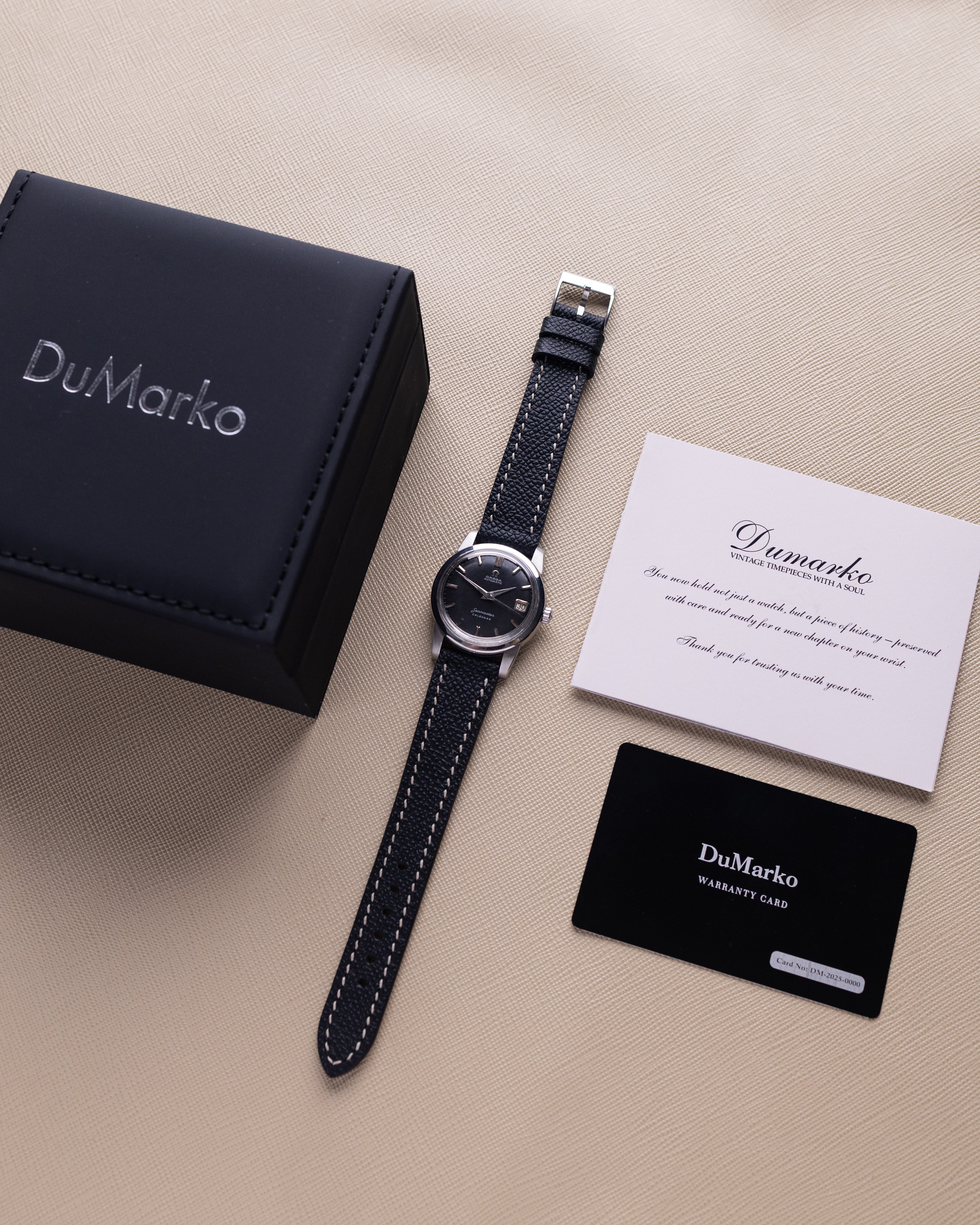 Vantage Omega Seamaster Calendar Automatic Graphite black dial, Ref 2849.1SC from 1950s - DuMarko