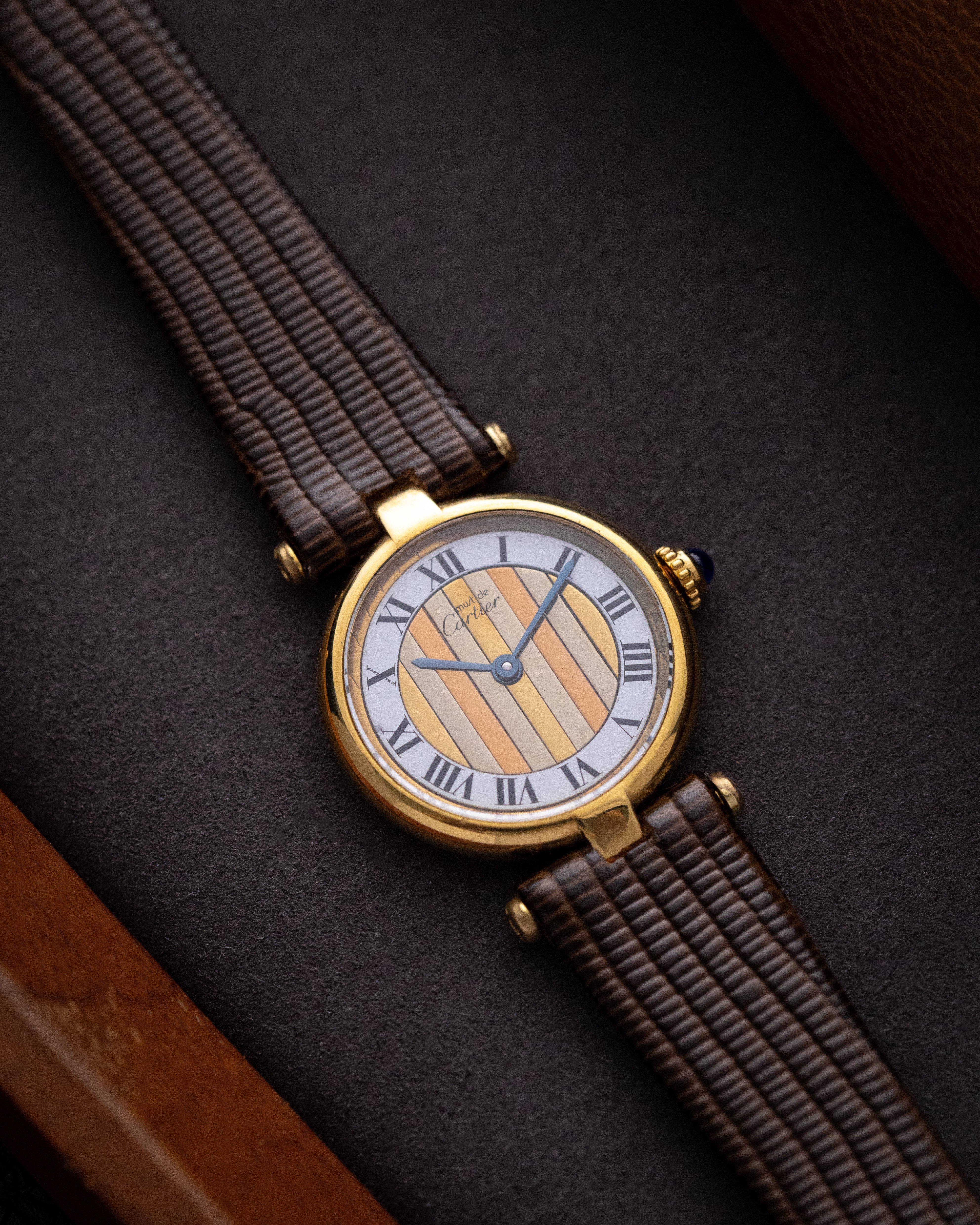 Vintage Cartier Must de Vendôme Ladies Watch, Quartz, Ref. 590004, Trinity Dial - DuMarko