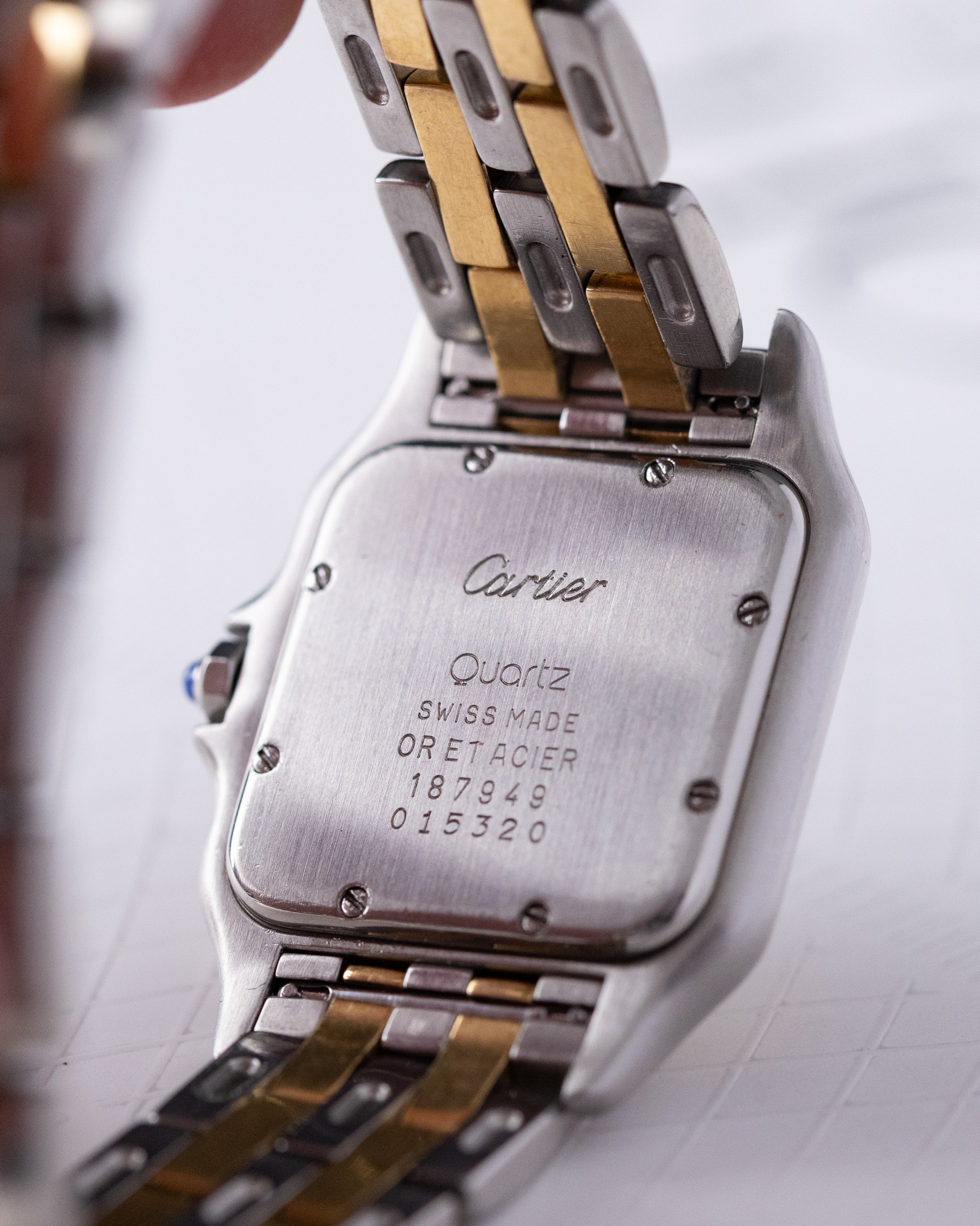 Vintage Cartier Panthère Medium Two Tone, Date window, Swiss Made, Unisex Watch from 1980's - DuMarko