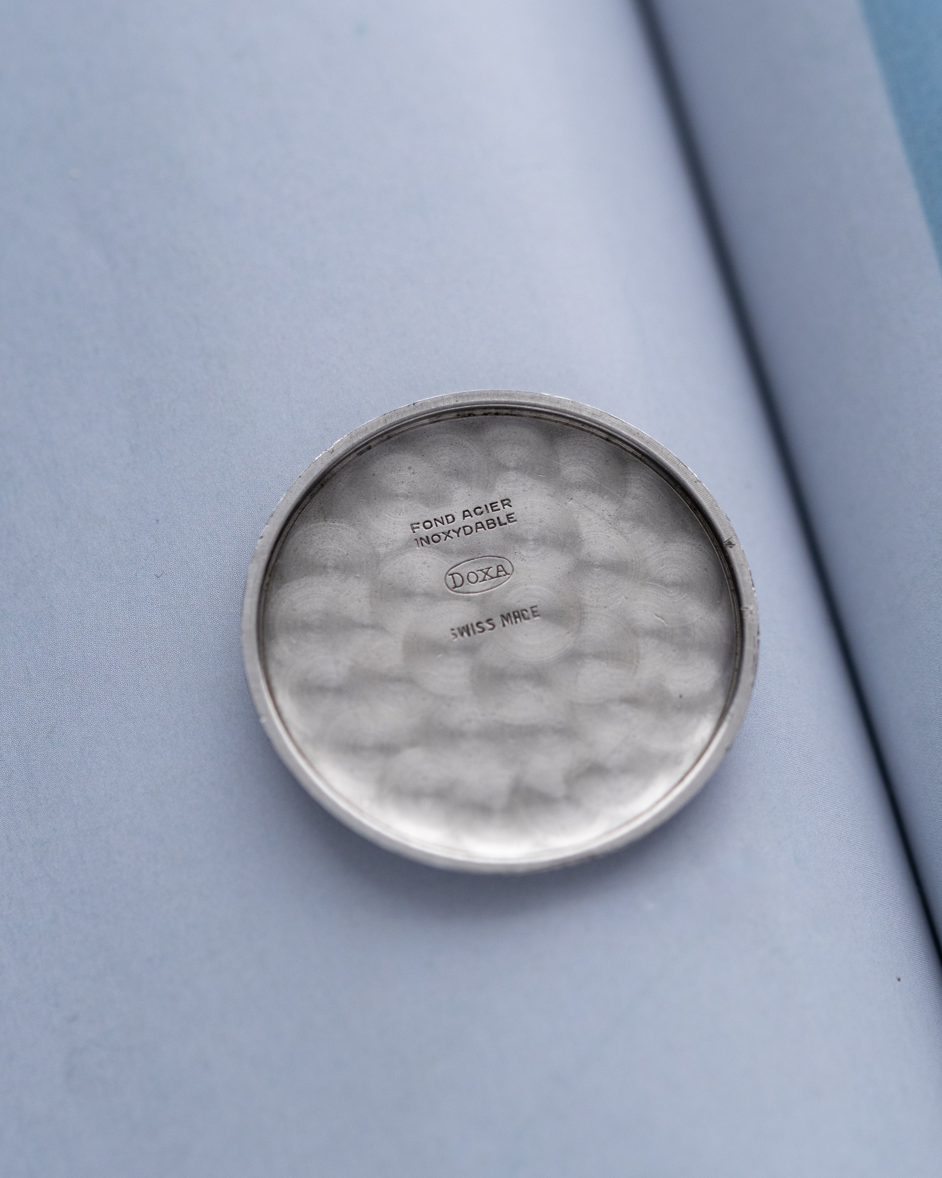 Vintage "Doxa" Military Swiss Watch for Men, Rare Black Dial - DuMarko