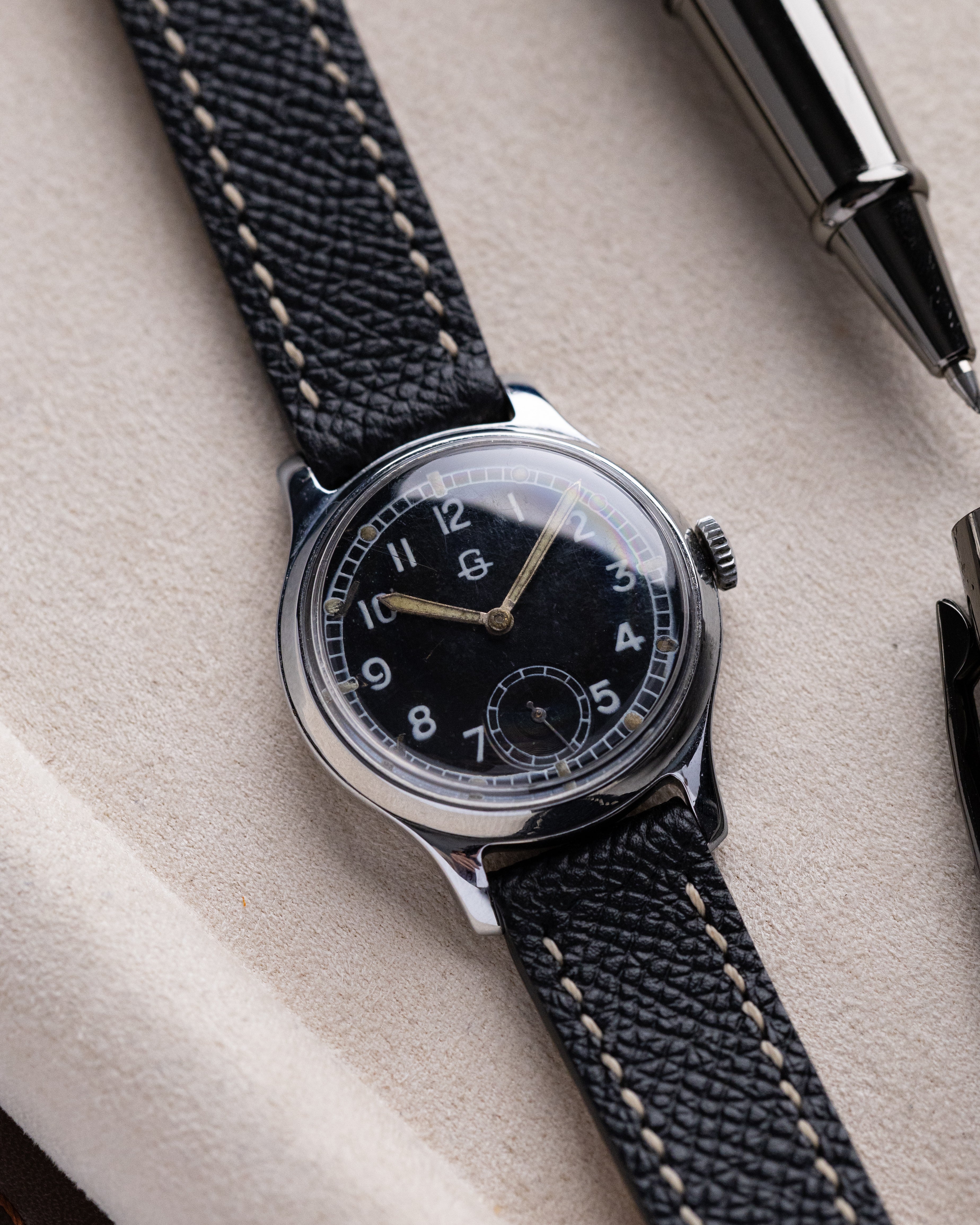 Vintage GUB Glashütte Urifa, Rare military German watch, Cal.61 from 1940's - DuMarko