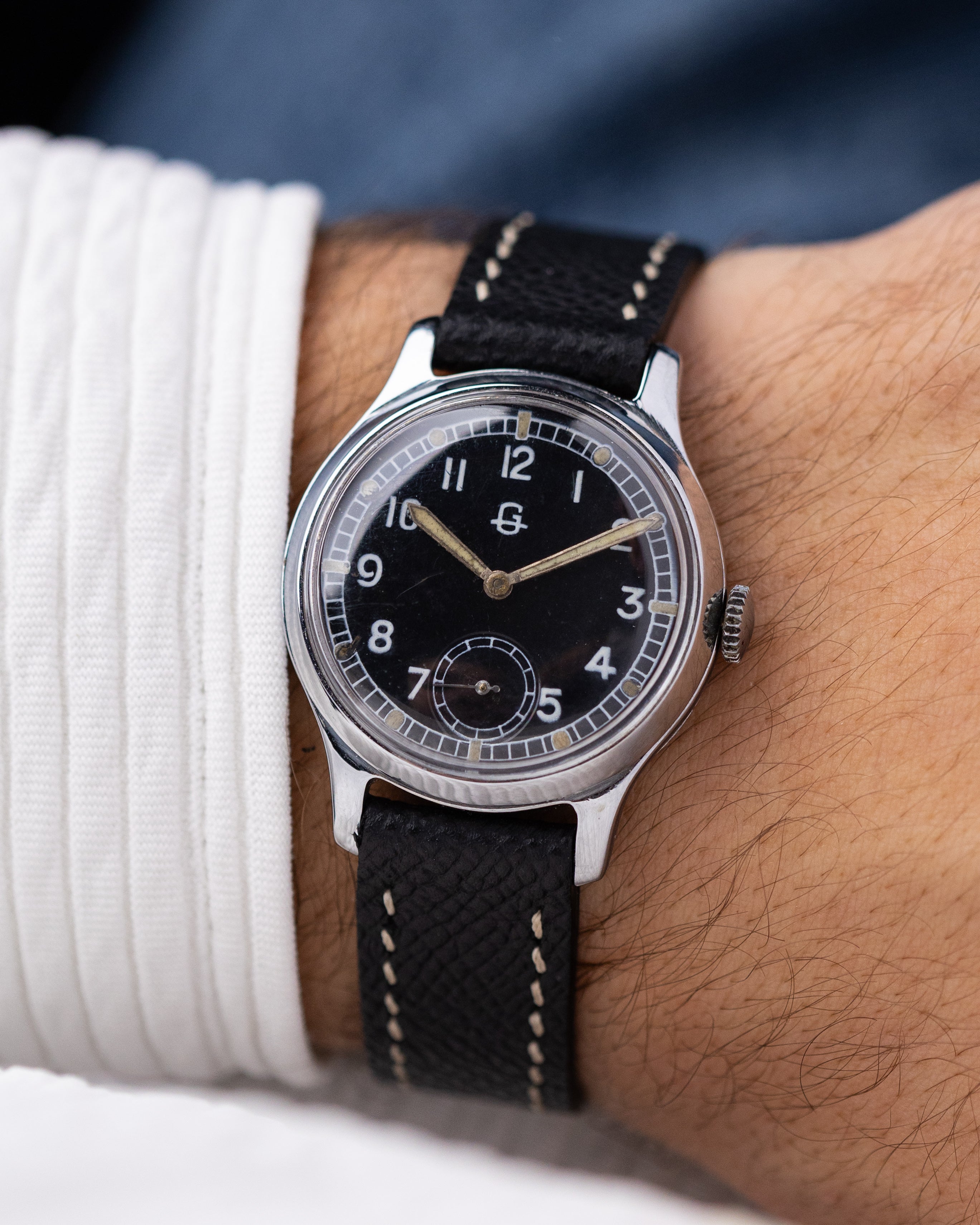 Vintage GUB Glashütte Urifa, Rare military German watch, Cal.61 from 1940's - DuMarko