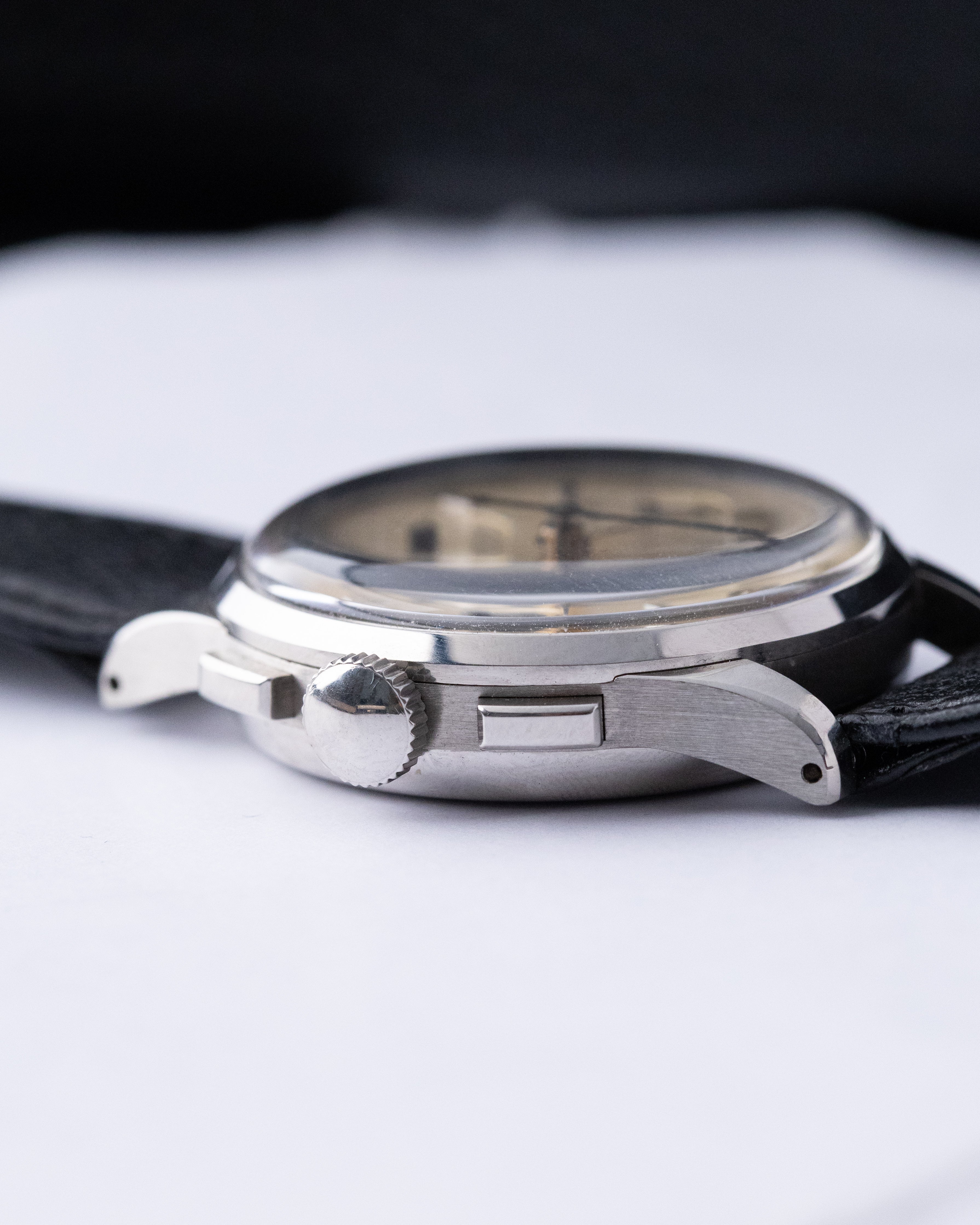 Vintage Jaeger - LeCoultre Chronograph, Steel Case, Ref. 22493, Cal. UG 285 from 1940's - DuMarko