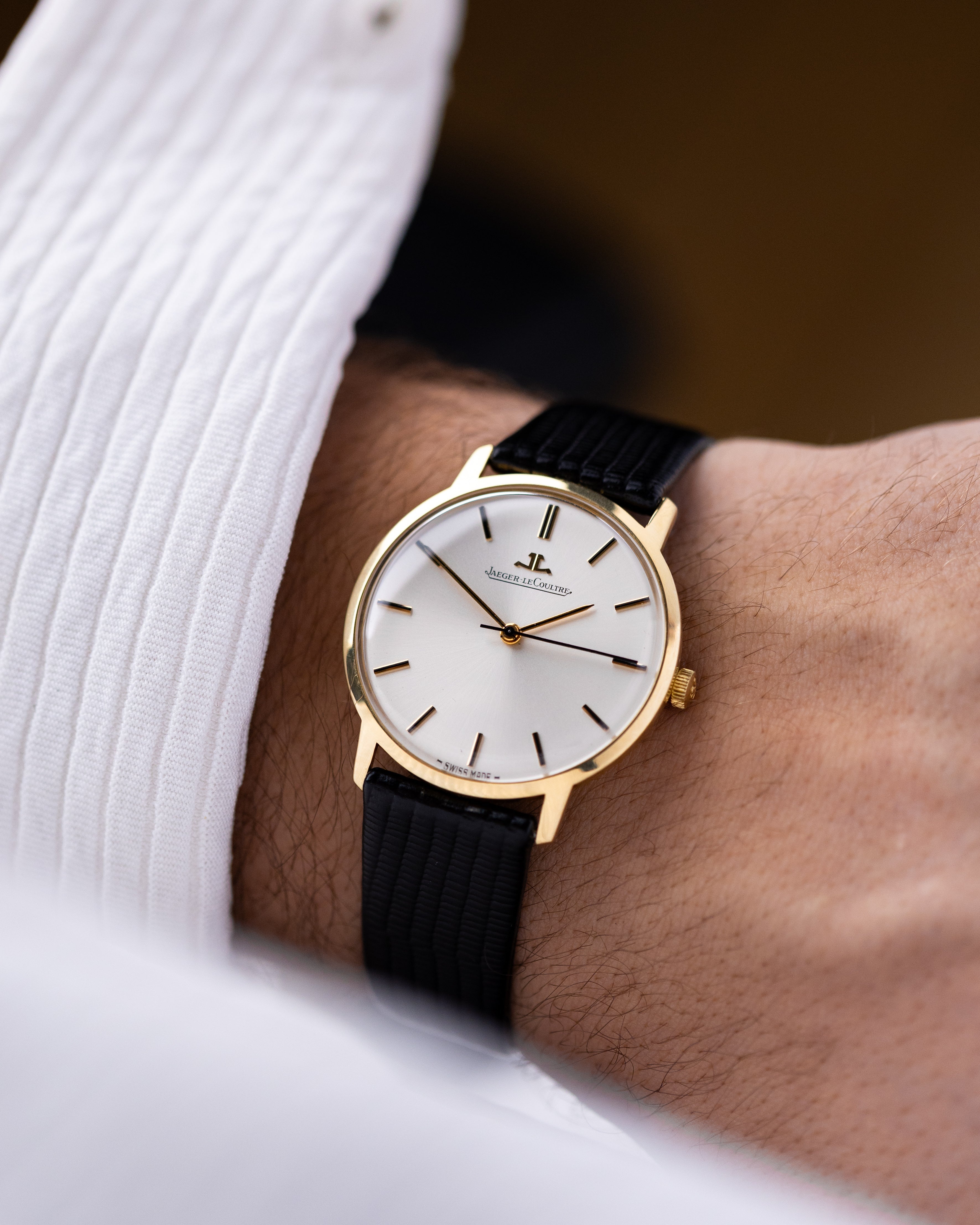 Vintage Jaeger - LeCoultre Dress Watch, Ref. 20007, 18K Gold Case, Cal. K885 from 1960s - DuMarko