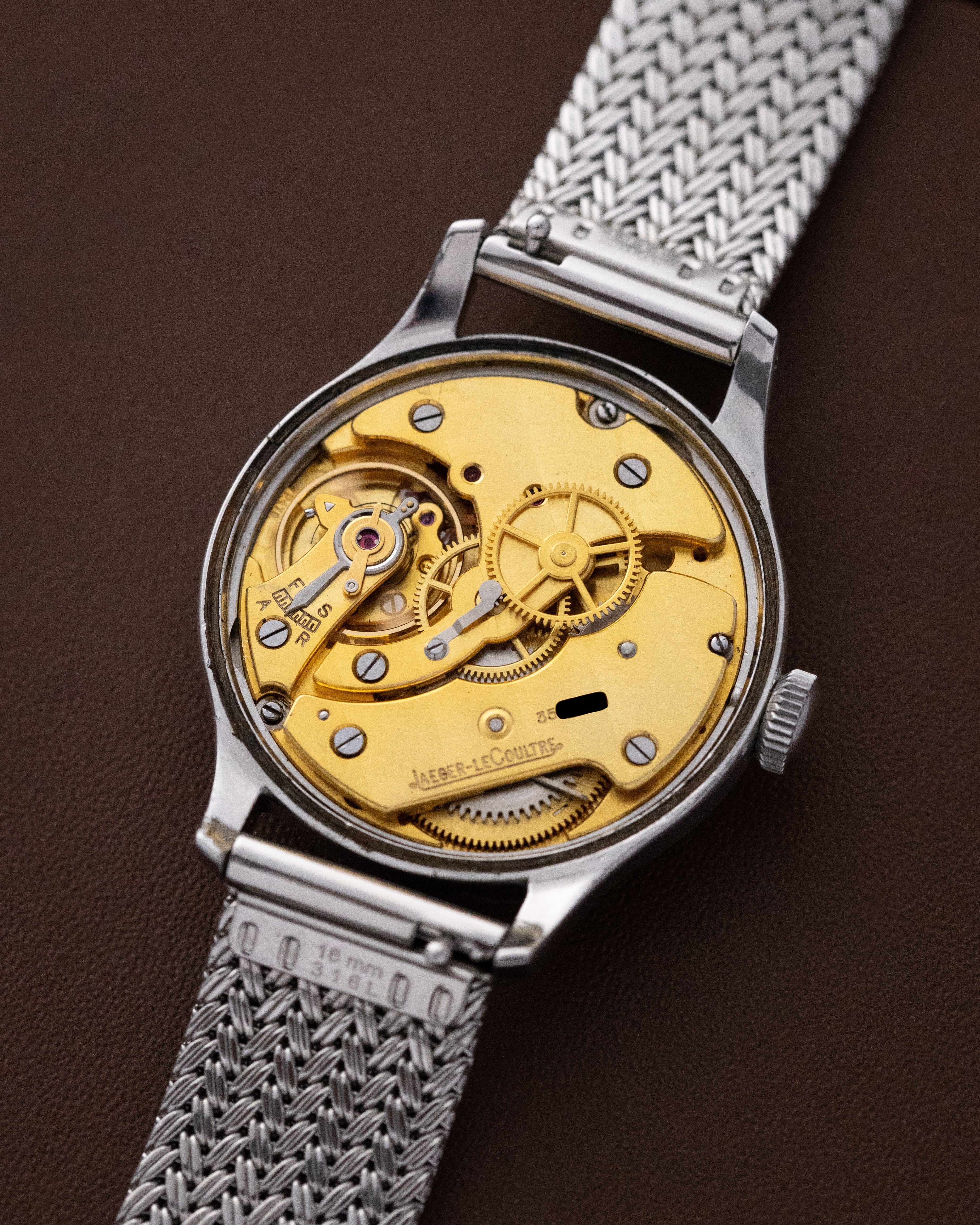 Vintage Jaeger - LeCoultre Swiss Watch, Cal. P478 Original Brushed Silver Dial with radium - DuMarko